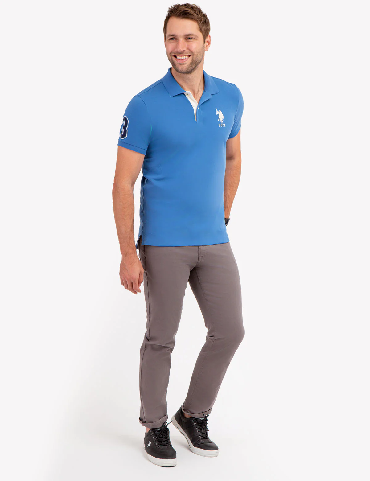 SLIM FIT STRETCH PIQUE POLO SHIRT - Image 6