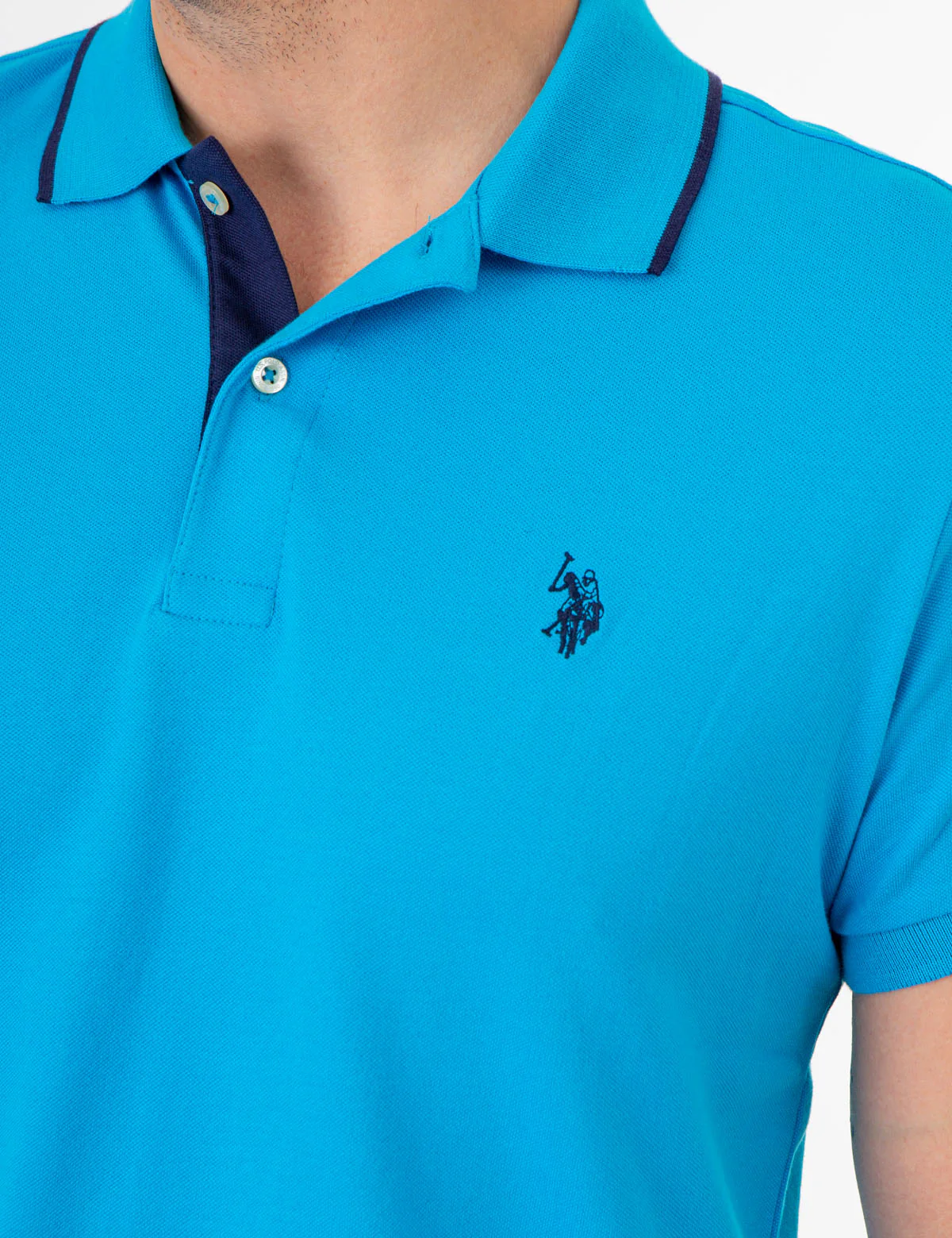 SLIM FIT STRETCH PIQUE SOLID POLO SHIRT - Image 10