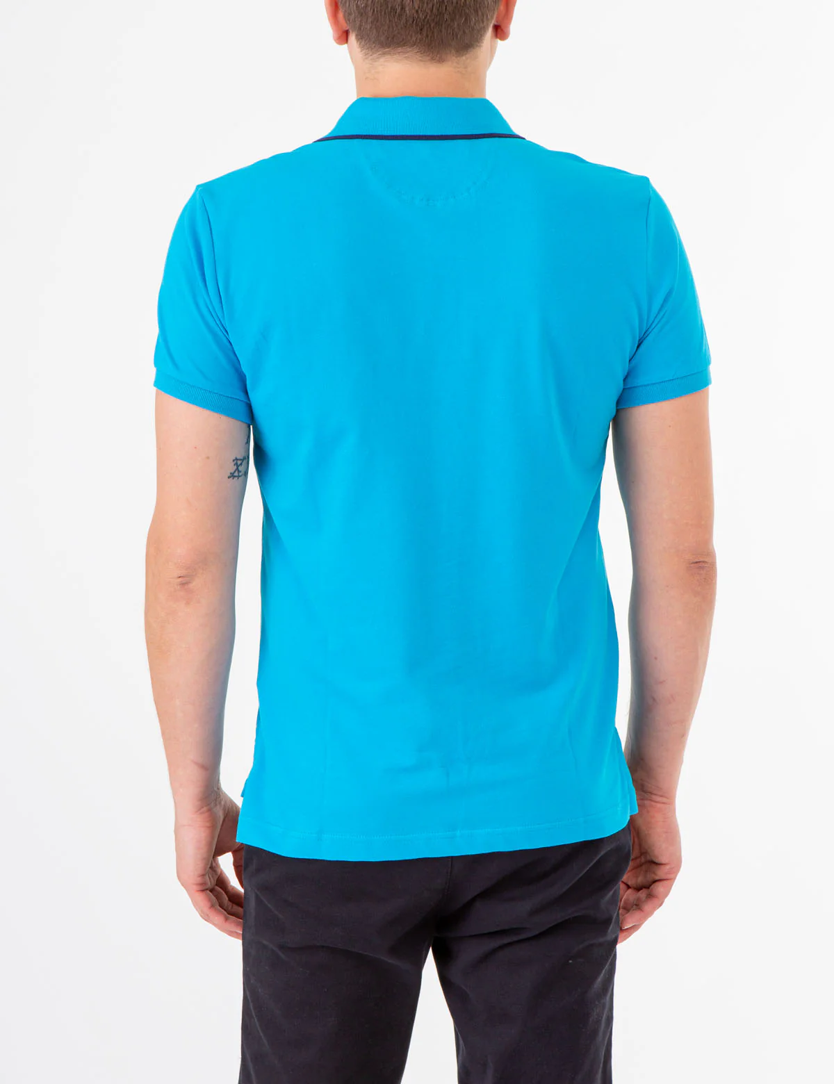 SLIM FIT STRETCH PIQUE SOLID POLO SHIRT - Image 12