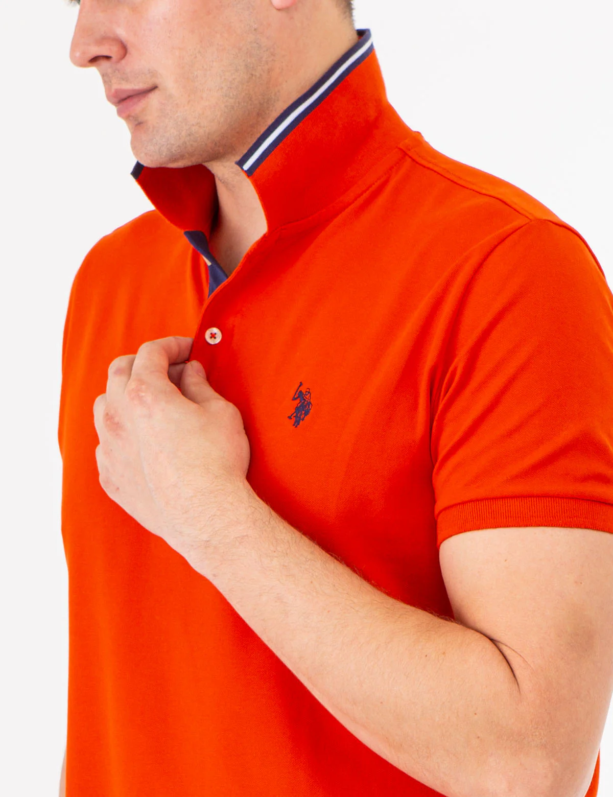SLIM FIT STRETCH PIQUE SOLID POLO SHIRT - Image 14
