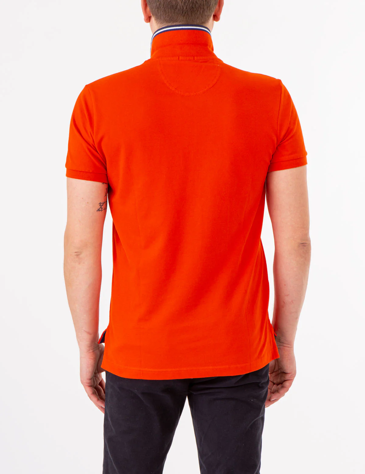 SLIM FIT STRETCH PIQUE SOLID POLO SHIRT - Image 16
