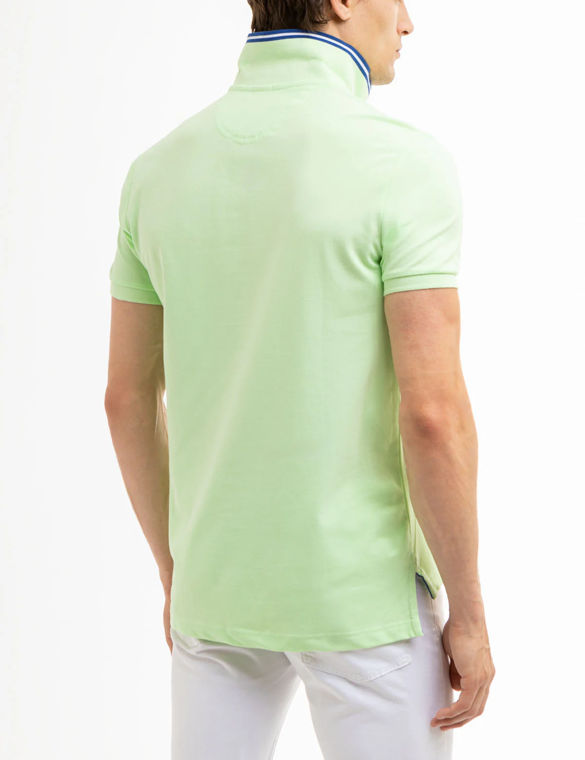 SLIM FIT STRETCH PIQUE SOLID POLO SHIRT - Image 18