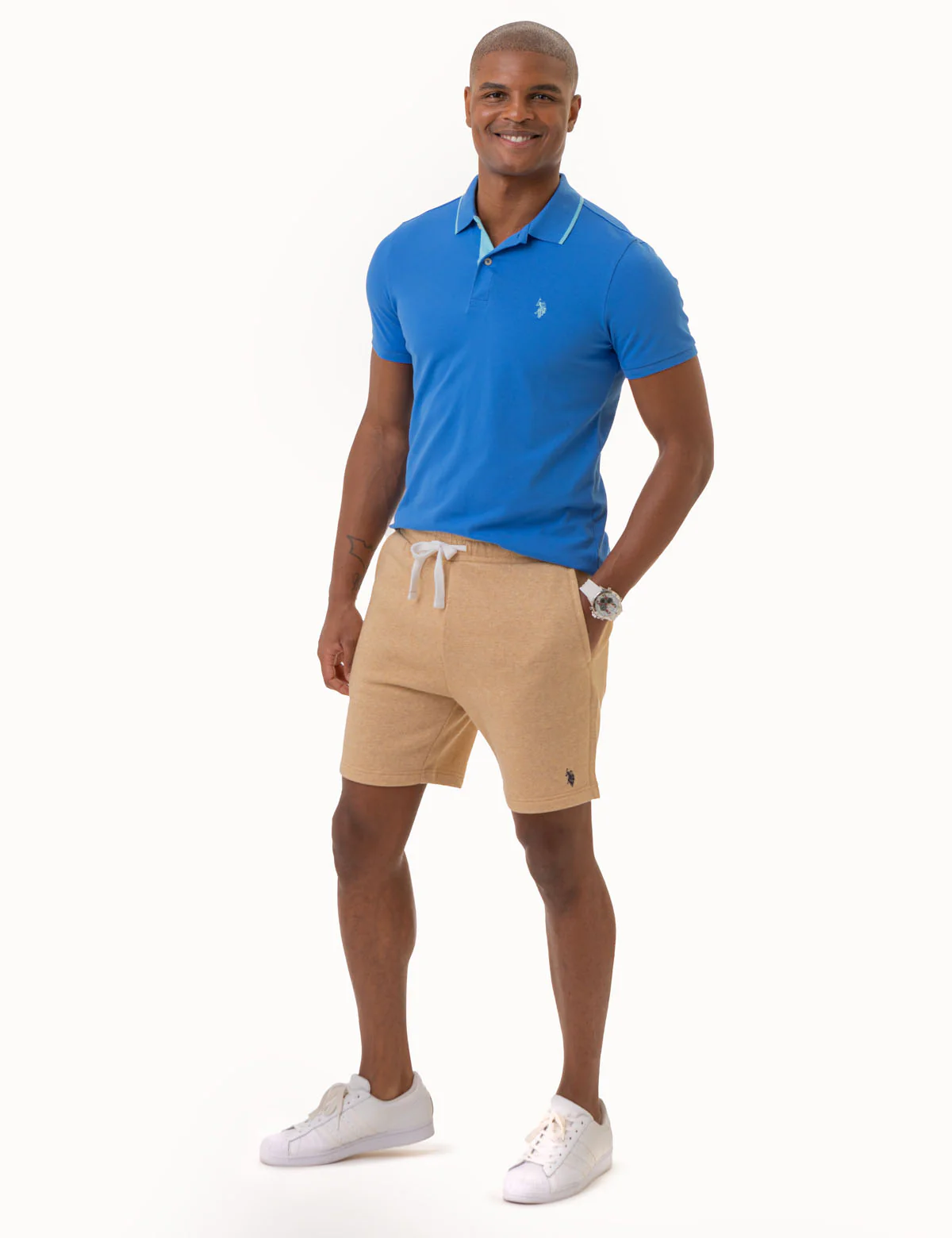 SLIM FIT STRETCH PIQUE SOLID POLO SHIRT - Image 8