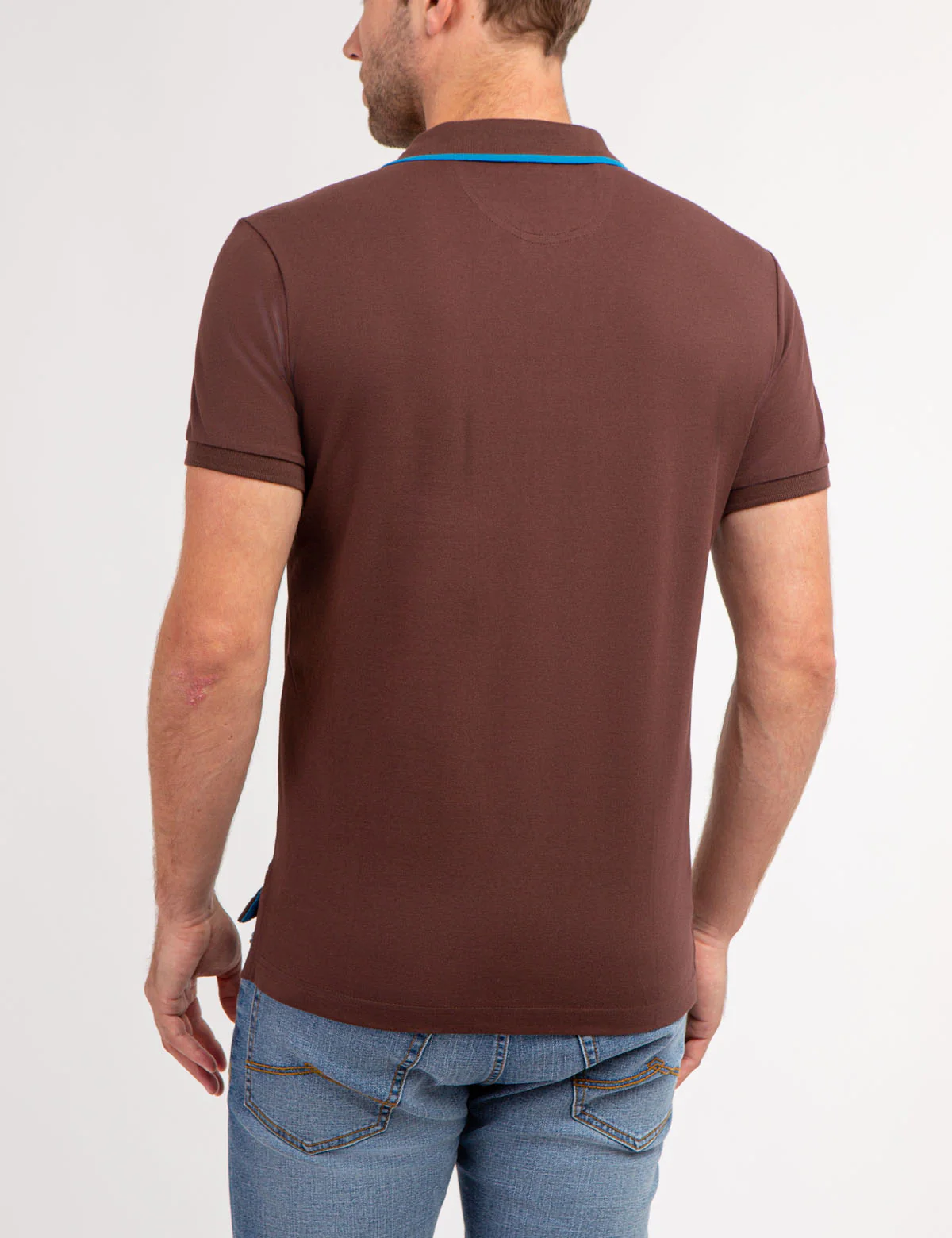 SLIM FIT STRETCH PIQUE SOLID POLO SHIRT - Image 27