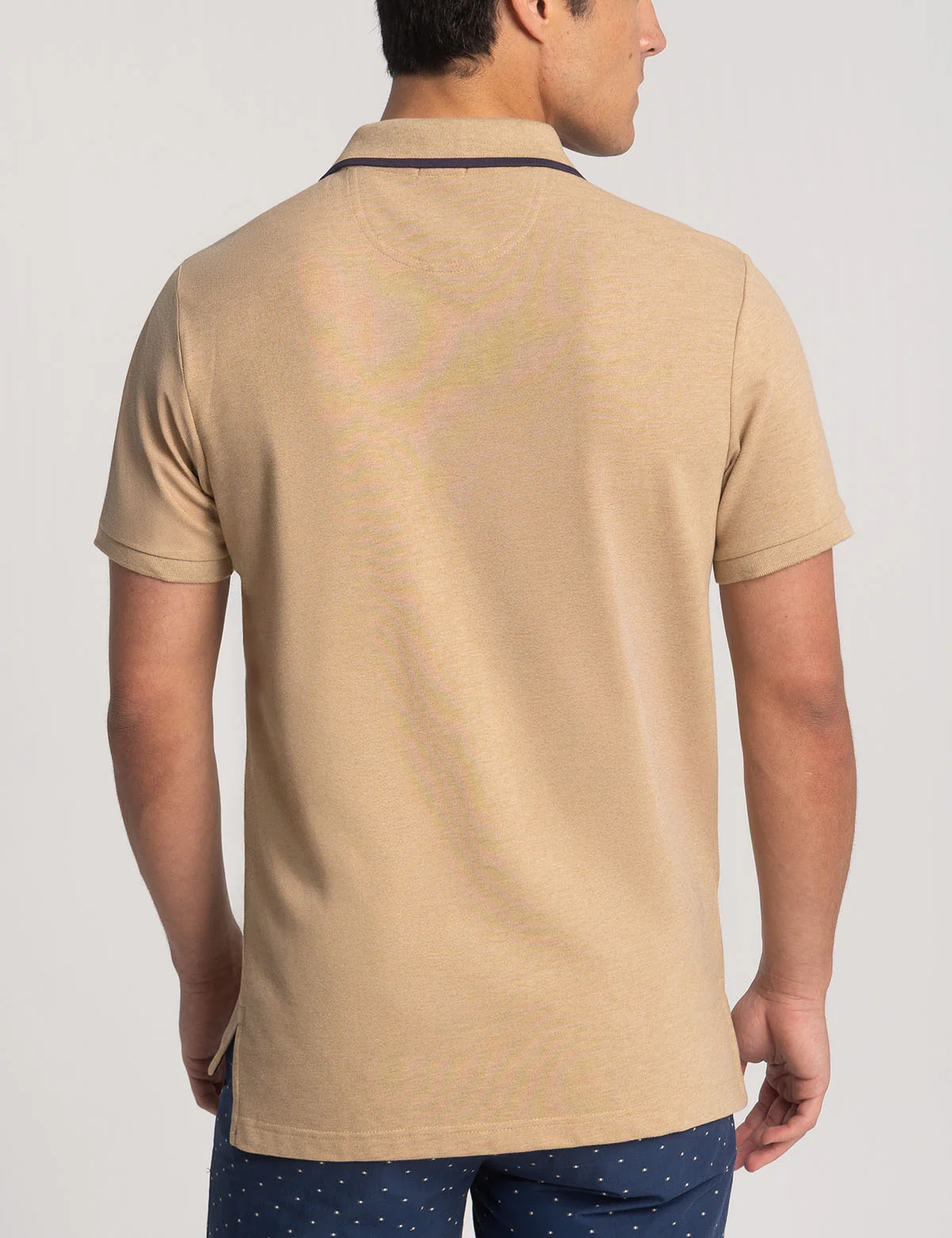 SLIM FIT STRETCH SOLID PIQUE POLO SHIRT - Image 3