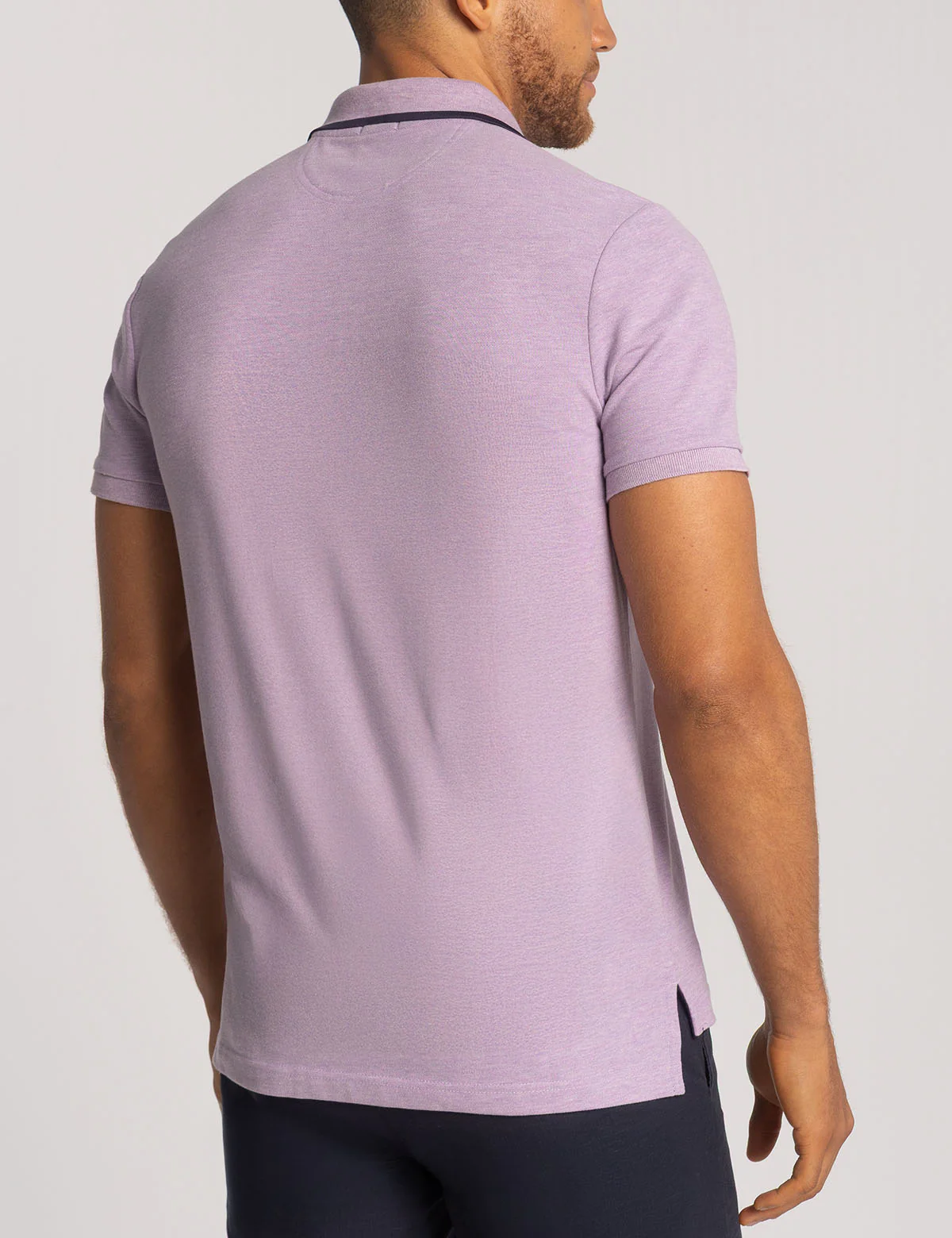 SLIM FIT STRETCH SOLID PIQUE POLO SHIRT - Image 8