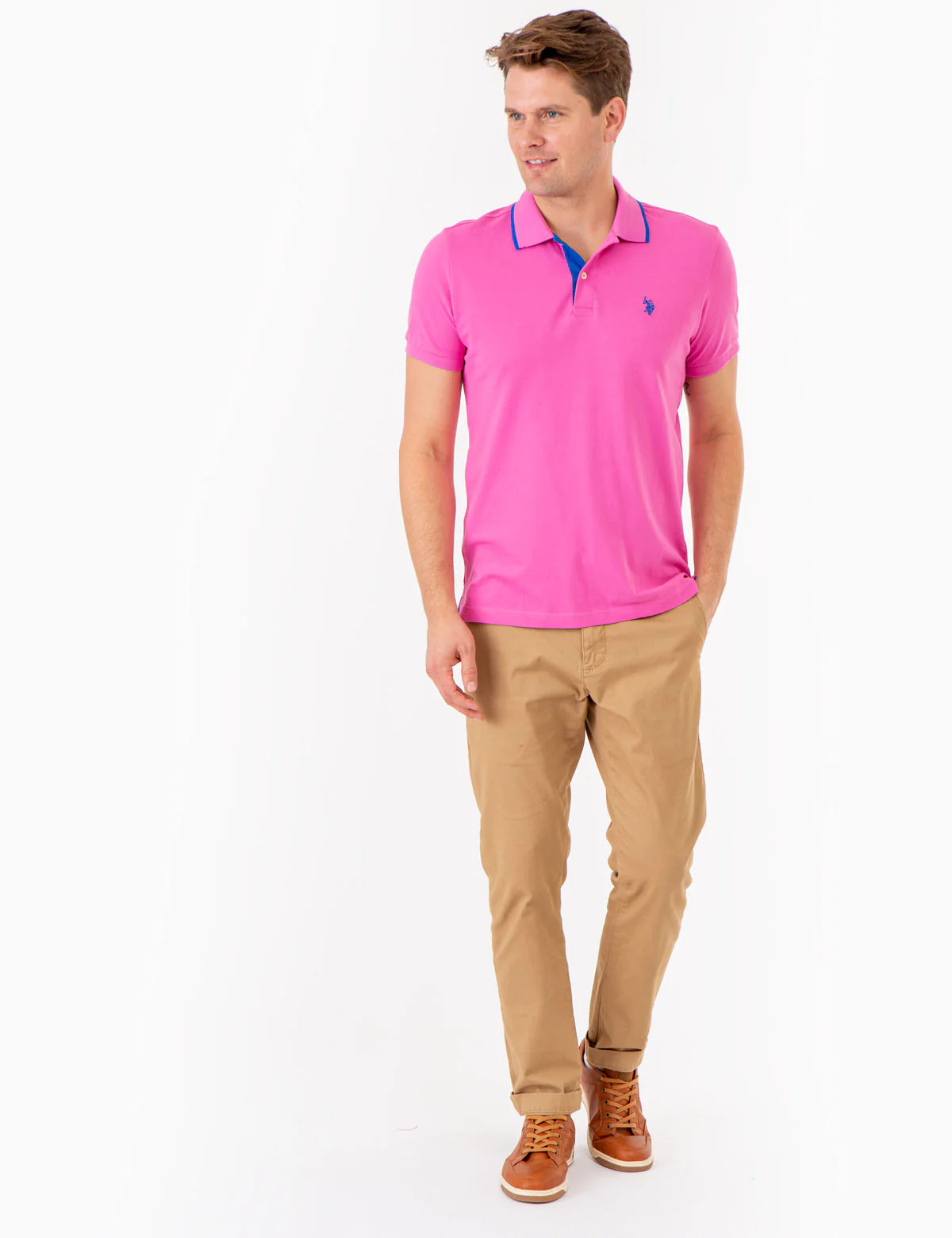 SLIM FIT STRETCH PIQUE SOLID POLO SHIRT - Image 6
