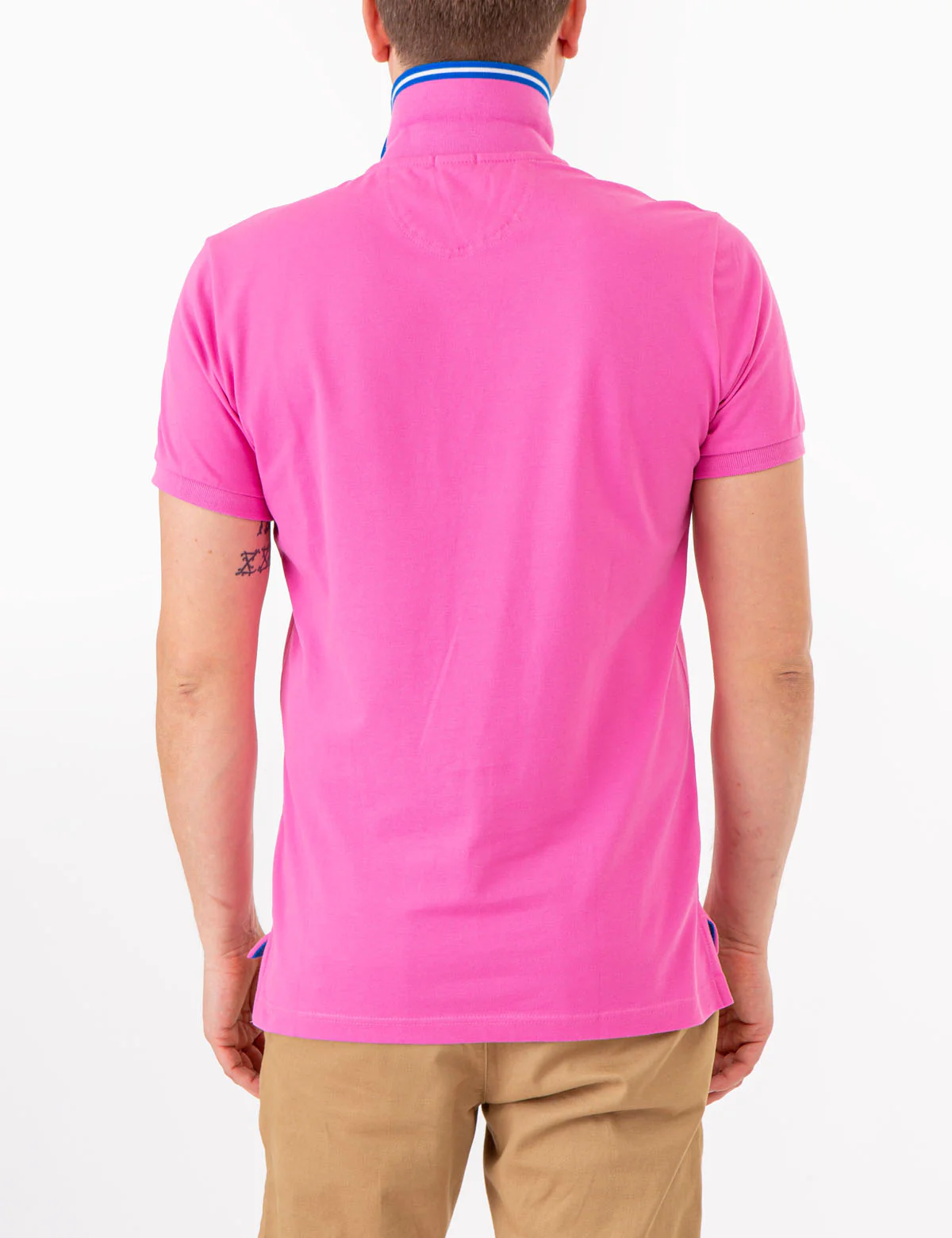 SLIM FIT STRETCH PIQUE SOLID POLO SHIRT - Image 8