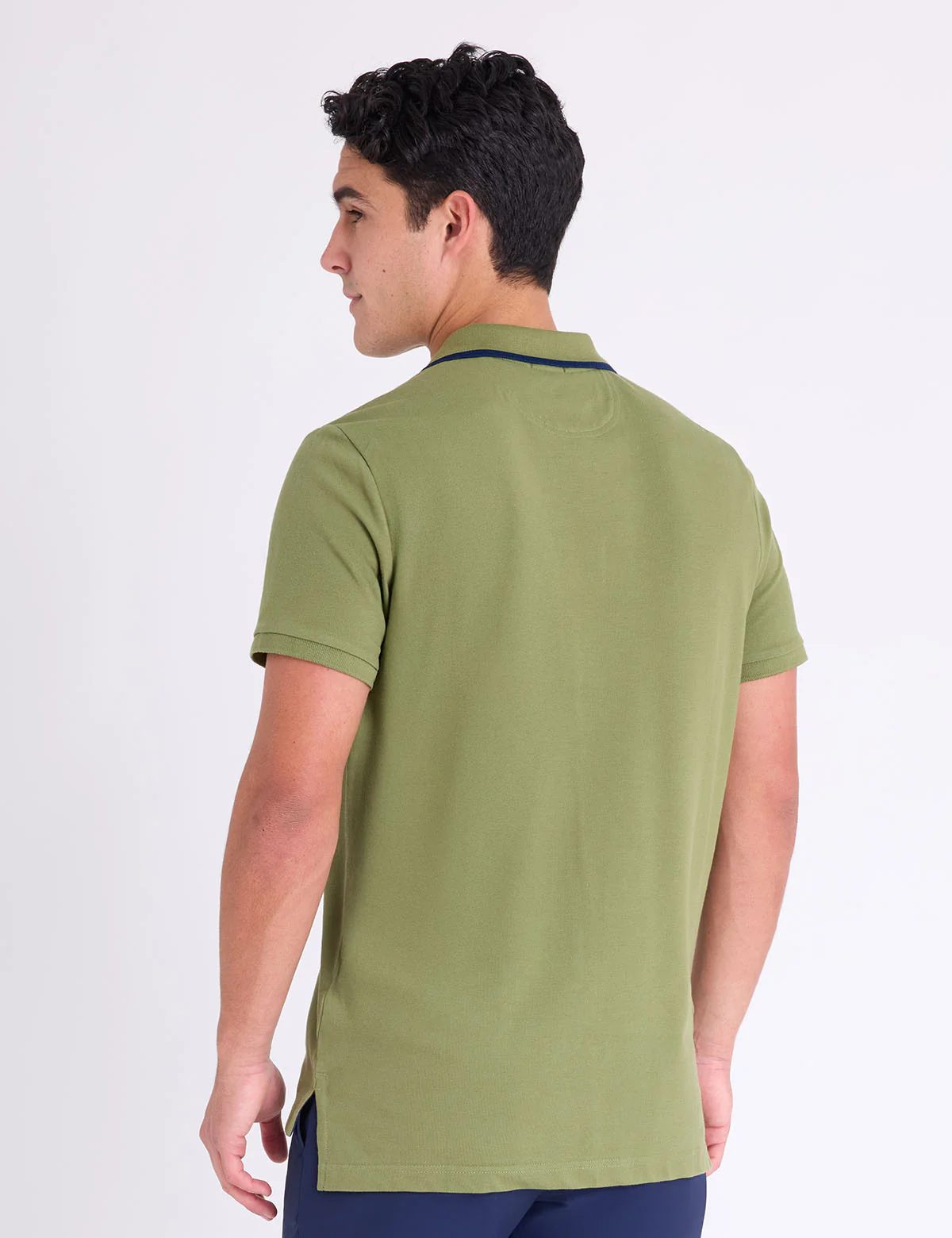 SLIM FIT STRETCH SOLID PIQUE POLO SHIRT - Image 13