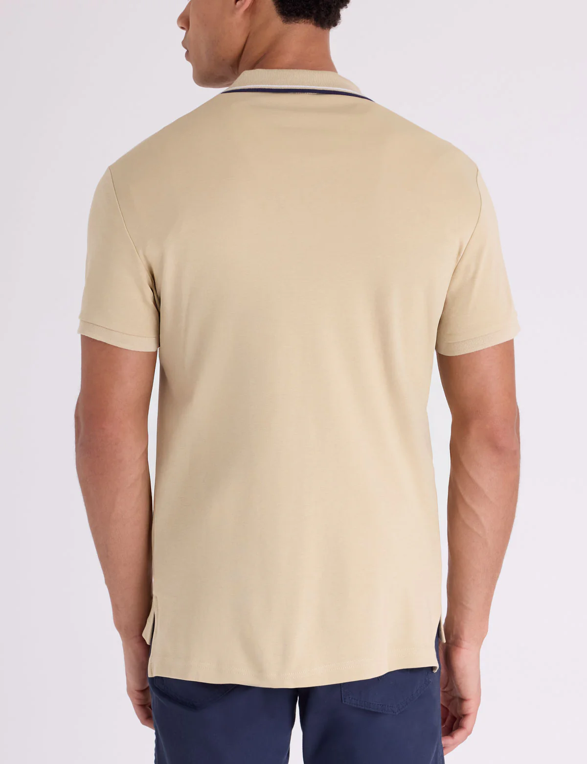 SLIM FIT TIPPED INTERLOCK POLO SHIRT - Image 11