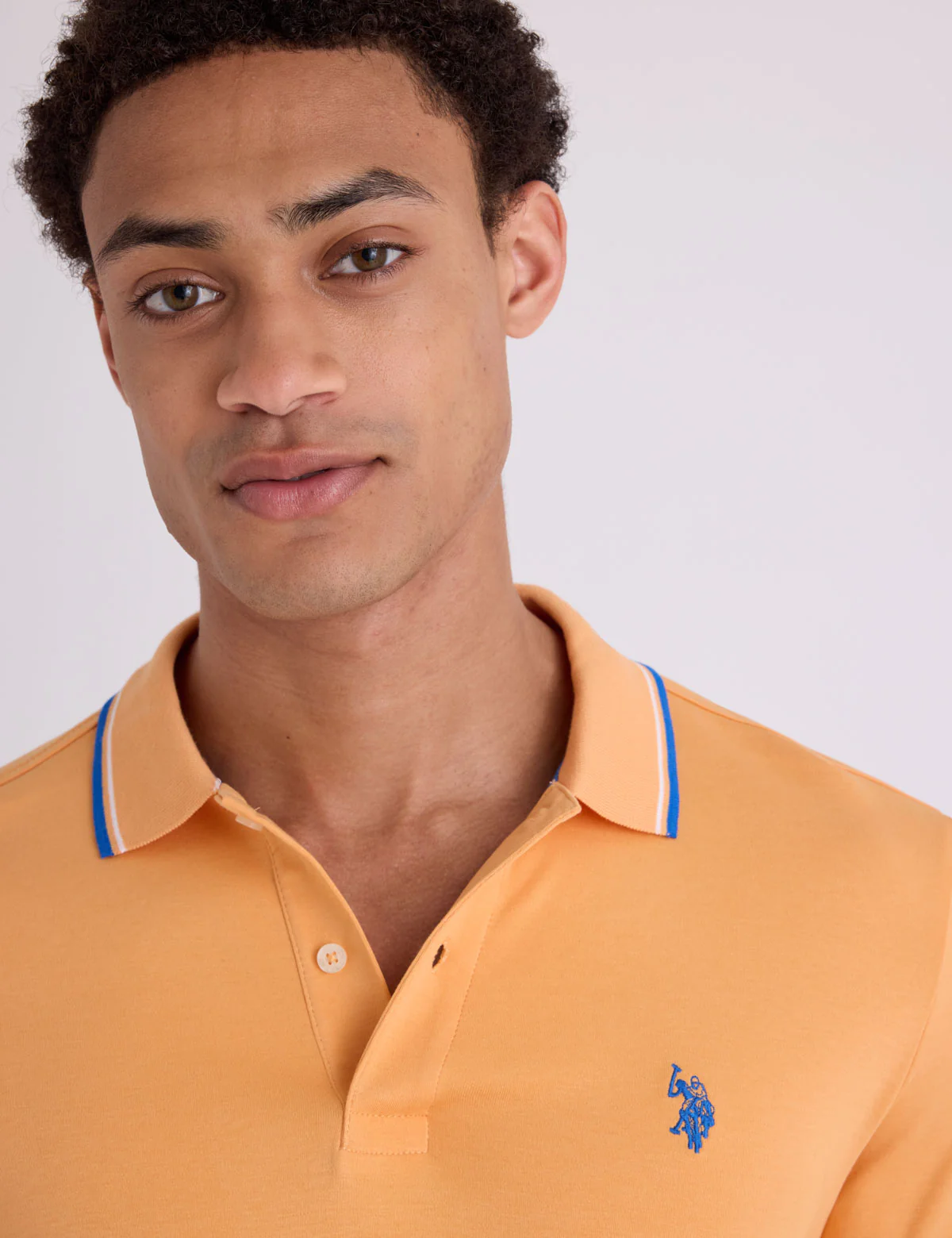 SLIM FIT TIPPED INTERLOCK POLO SHIRT - Image 2