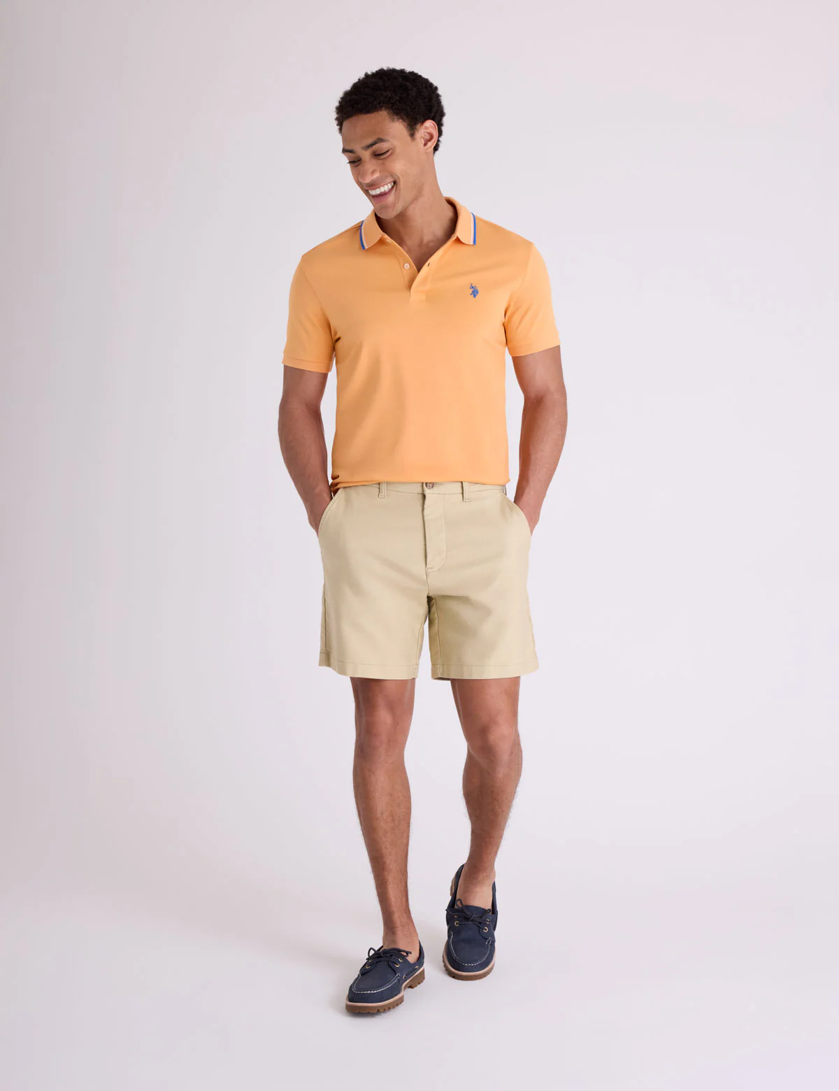 SLIM FIT TIPPED INTERLOCK POLO SHIRT - Image 3