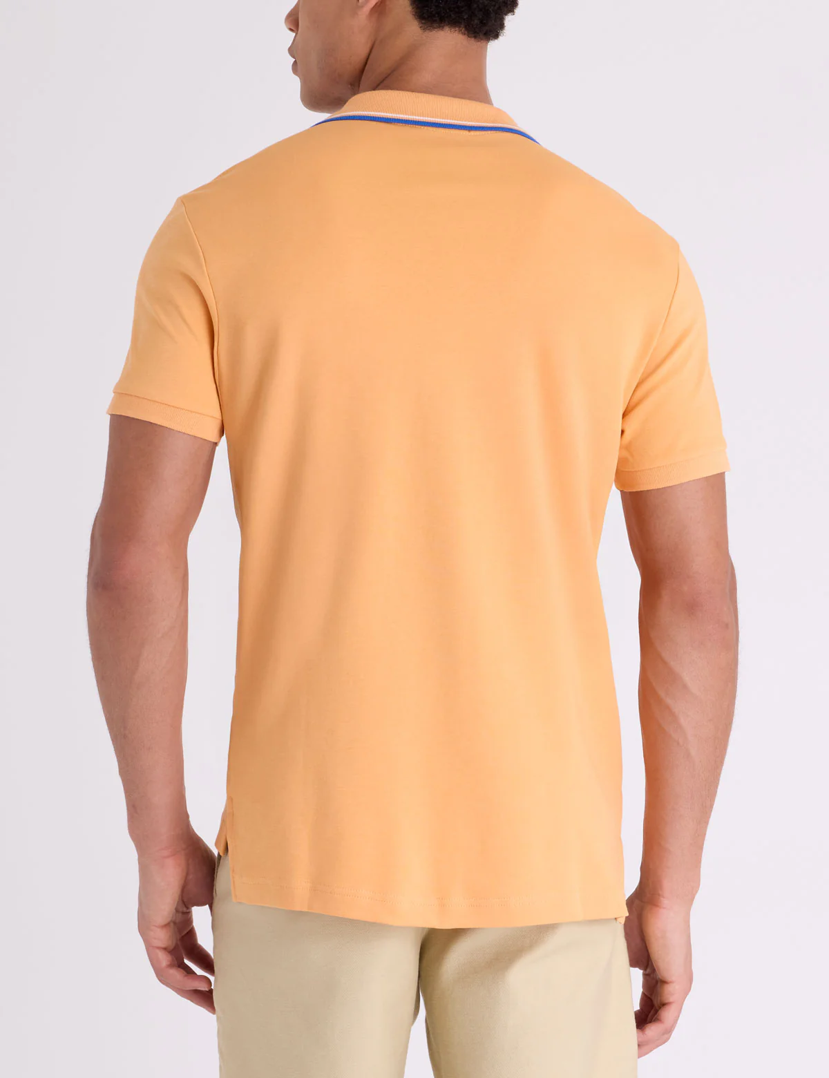SLIM FIT TIPPED INTERLOCK POLO SHIRT - Image 4