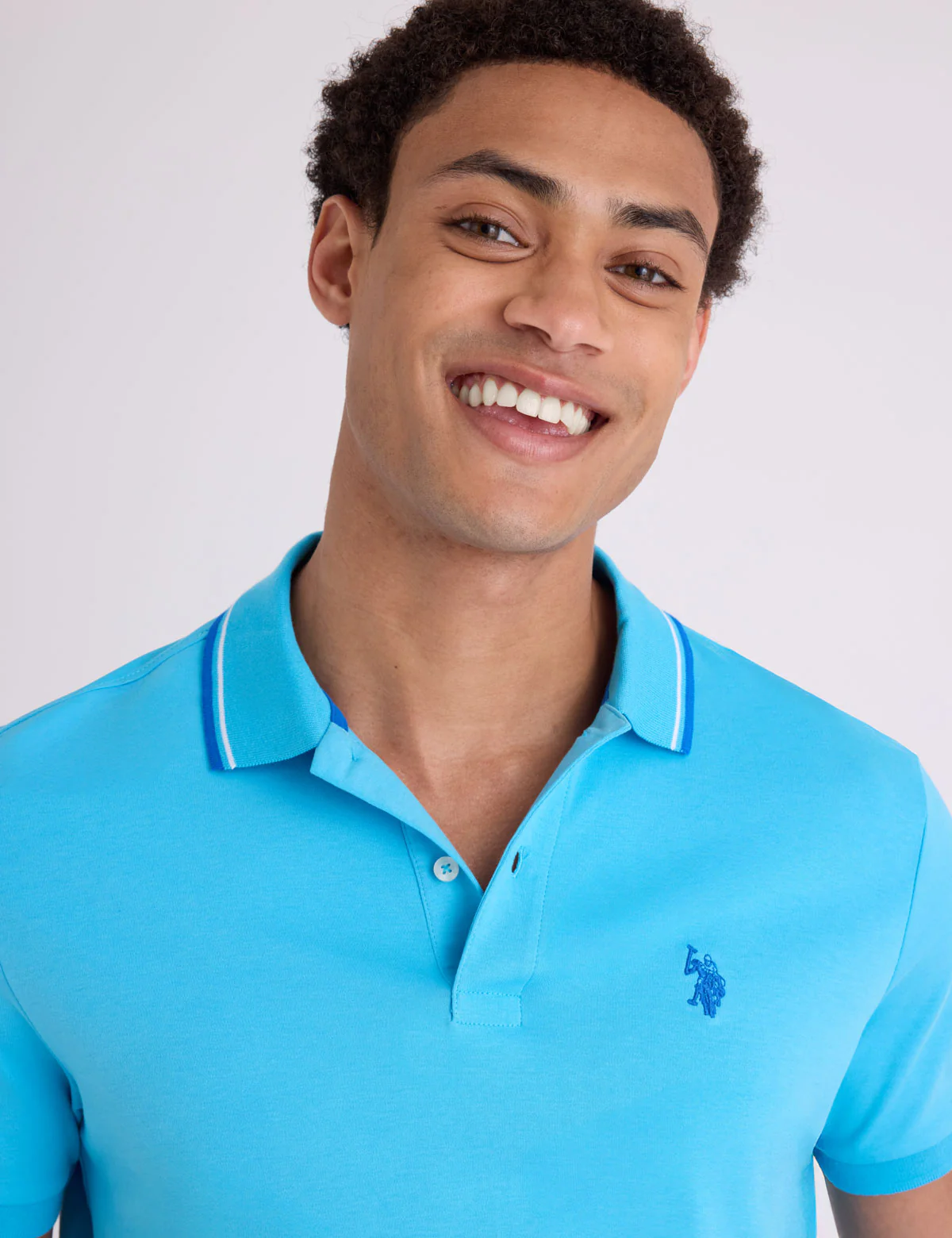 SLIM FIT TIPPED INTERLOCK POLO SHIRT - Image 6