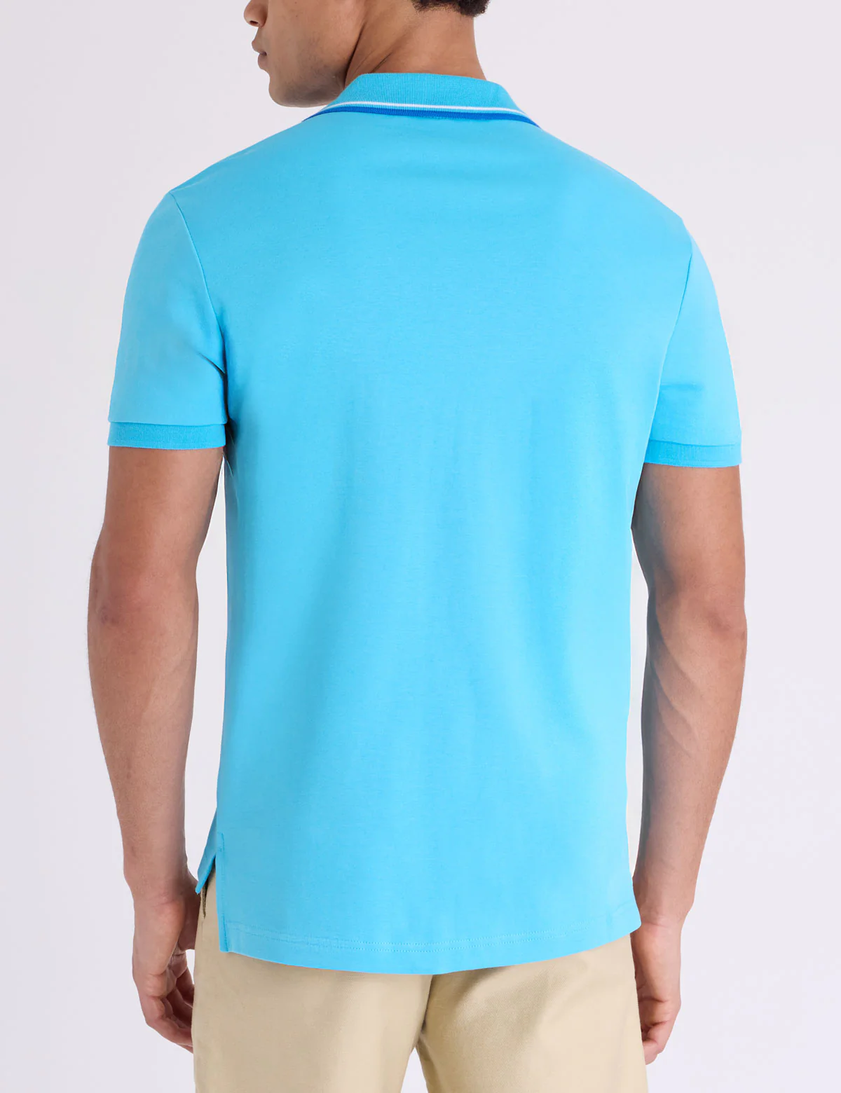 SLIM FIT TIPPED INTERLOCK POLO SHIRT - Image 8