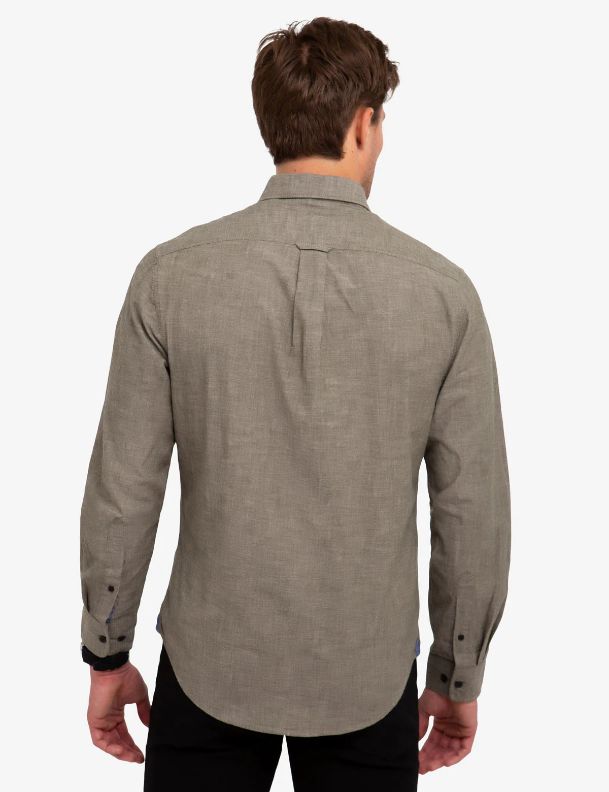 SLIM FIT CANVAS SHIRT - Image 15