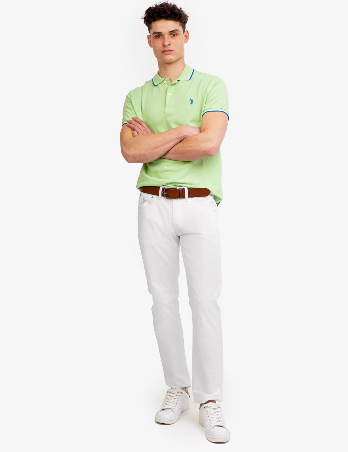 SLIM STRAIGHT 5 POCKET STRETCH CHINO PANTS - Image 7