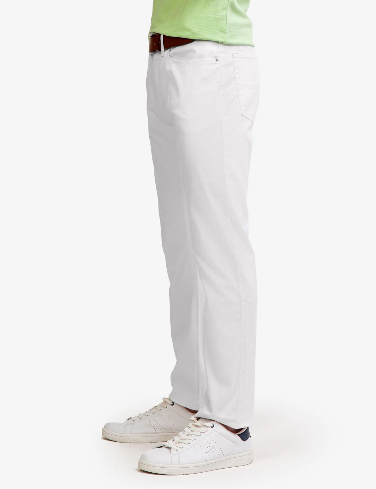SLIM STRAIGHT 5 POCKET STRETCH CHINO PANTS - Image 8