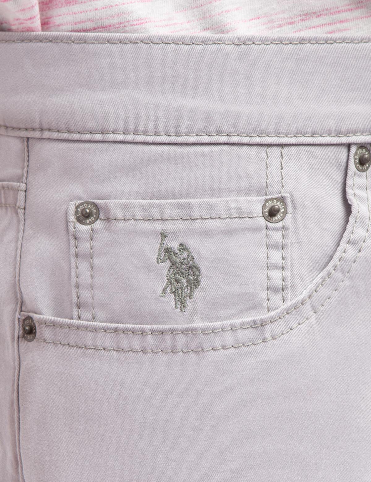 SLIM STRAIGHT 5 POCKET STRETCH CHINO PANTS - Image 5