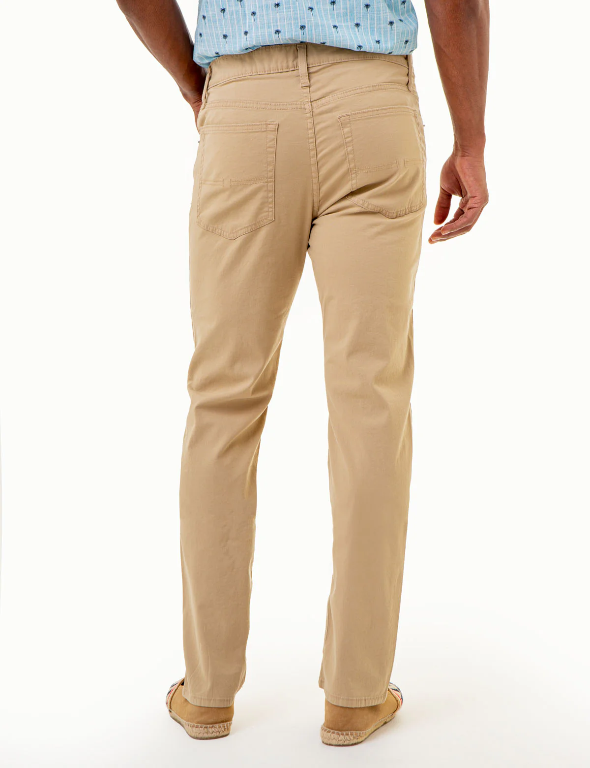 SLIM STRAIGHT 5 POCKET STRETCH CHINO PANTS - Image 12