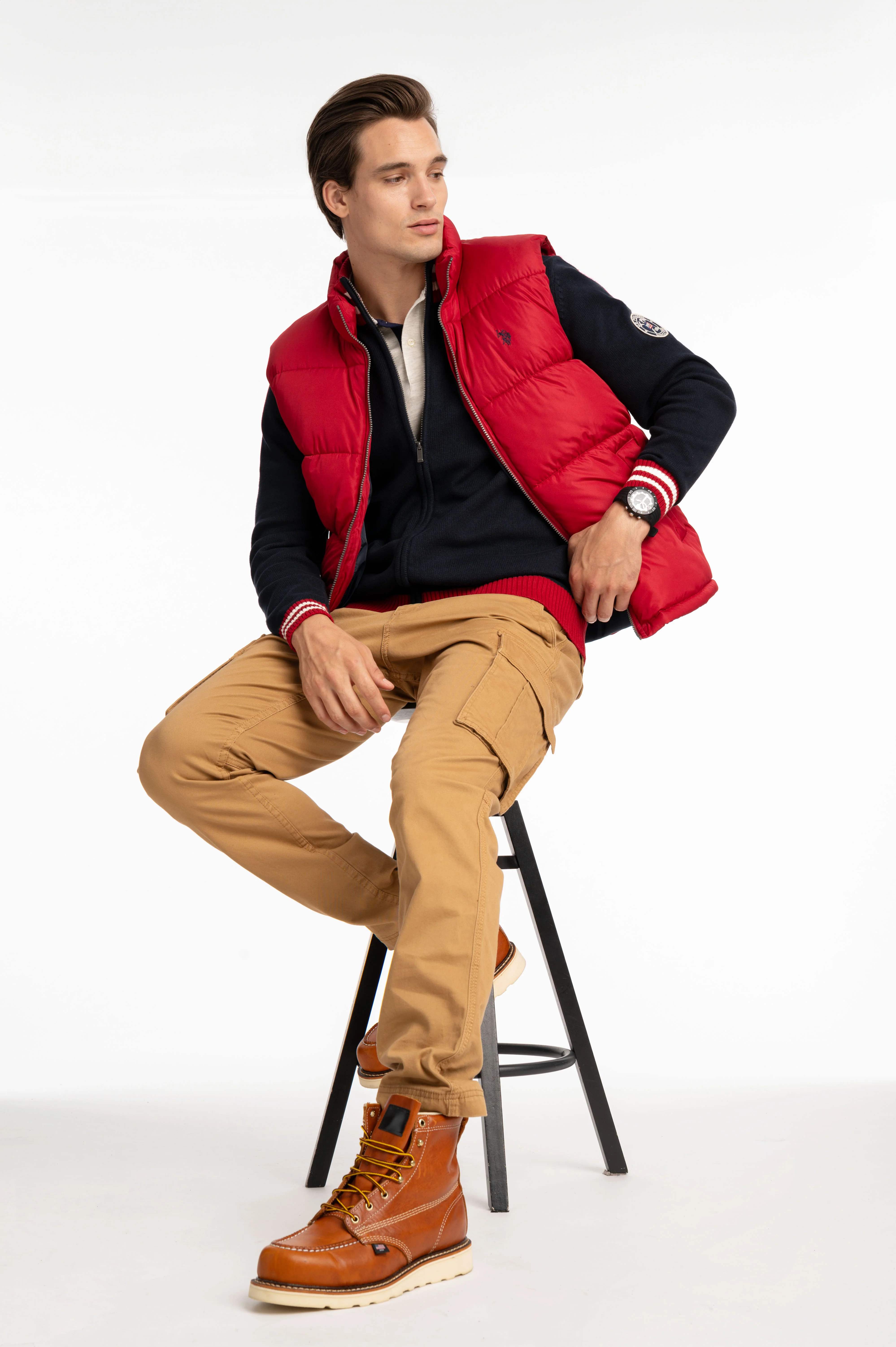SLIM STRAIGHT CARGO PANTS - Image 2