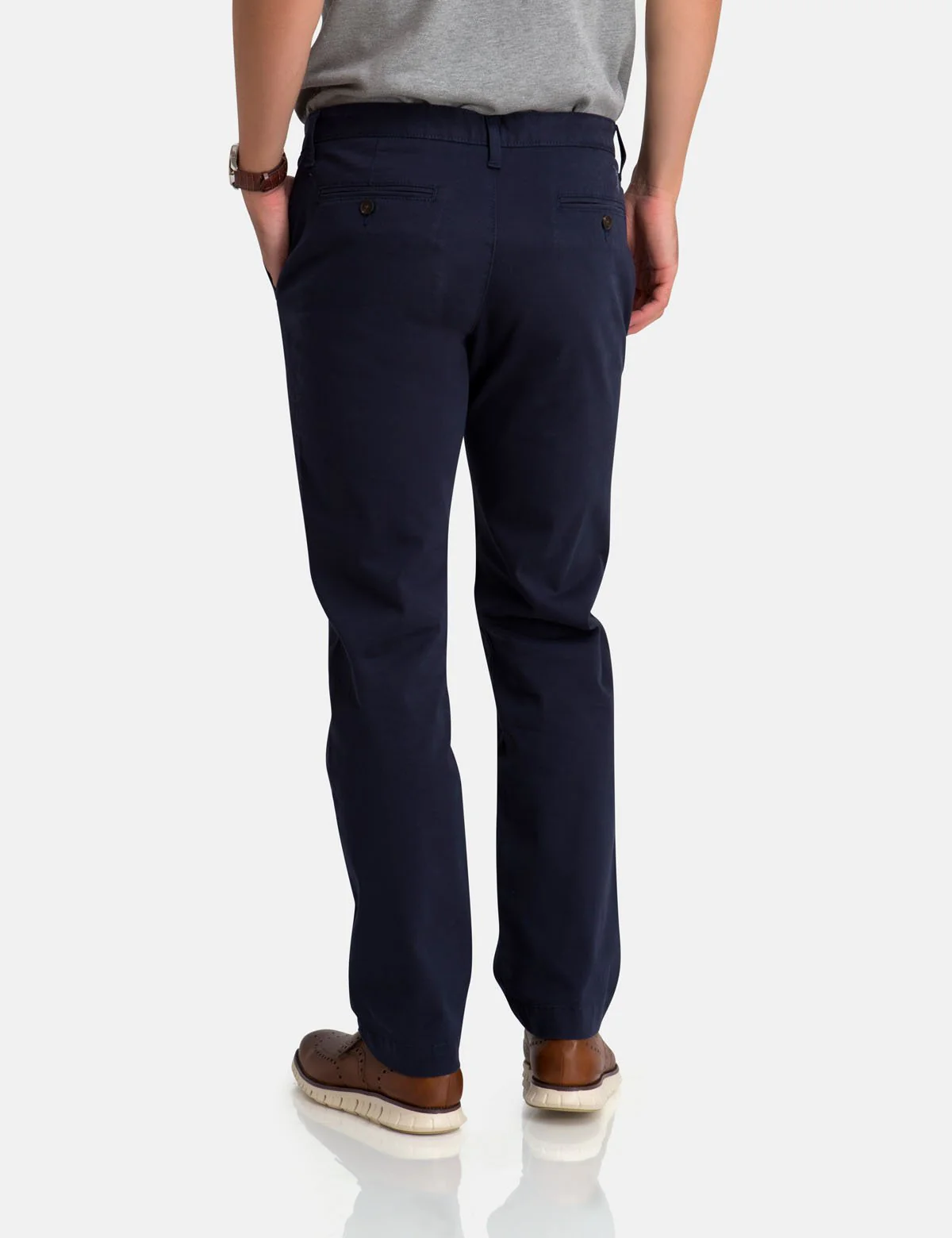 SLIM STRAIGHT CHINO PANTS - Image 6