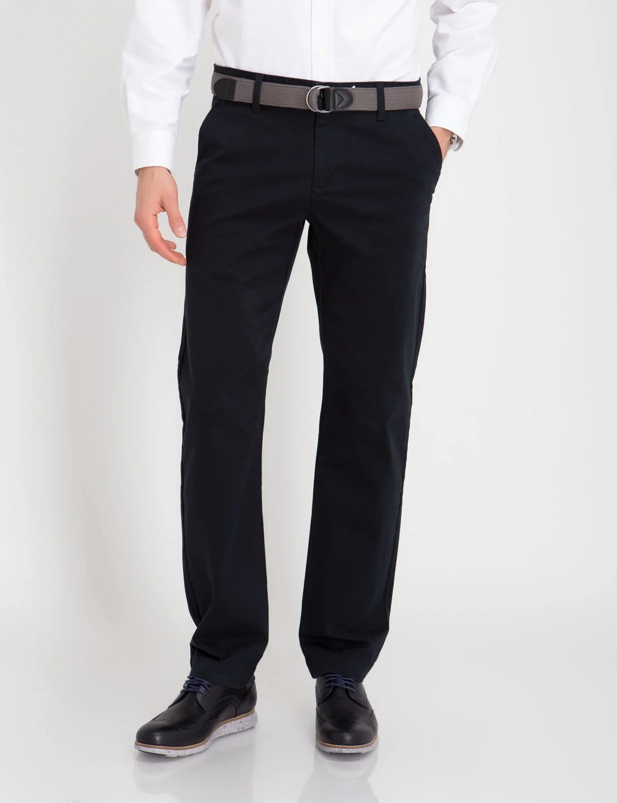 SLIM STRAIGHT CHINO PANTS - Image 7