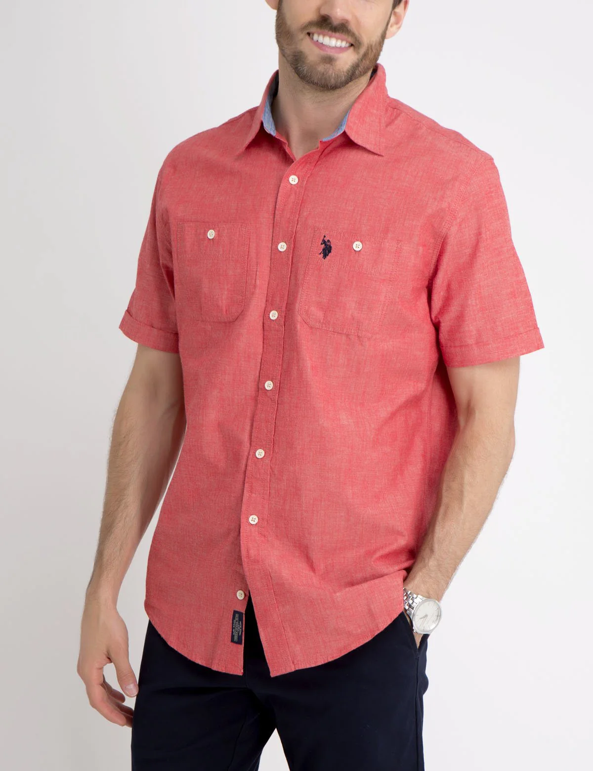 Slub Canvas Short Sleeve Shirt - Image 11