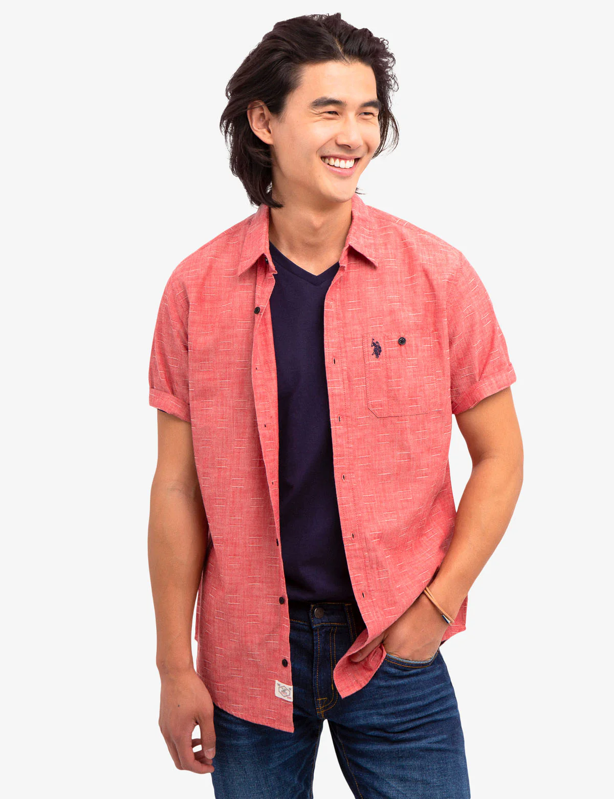 SLUB DOBBY CANVAS SHIRT - Image 4