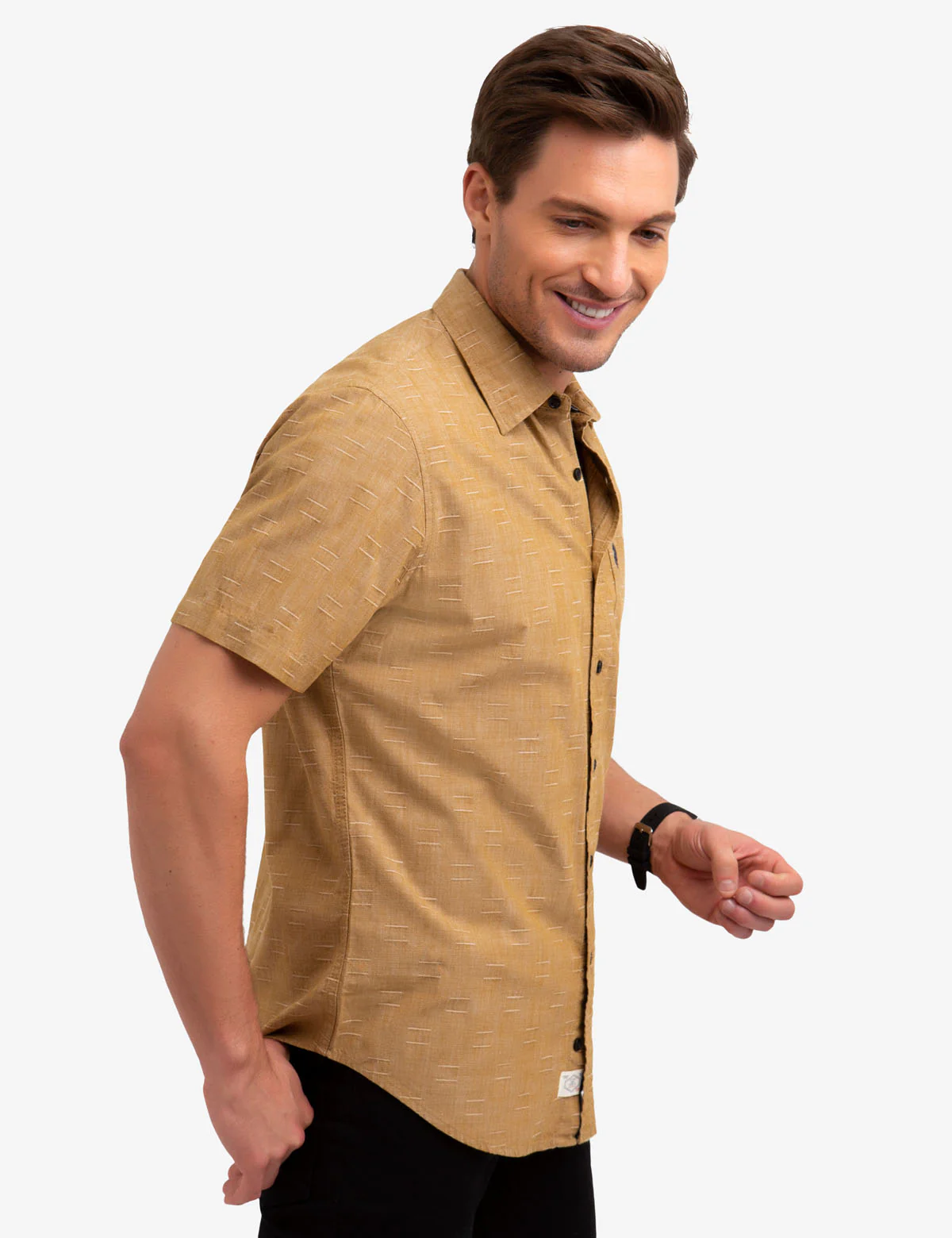 SLUB DOBBY CANVAS SHIRT - Image 9