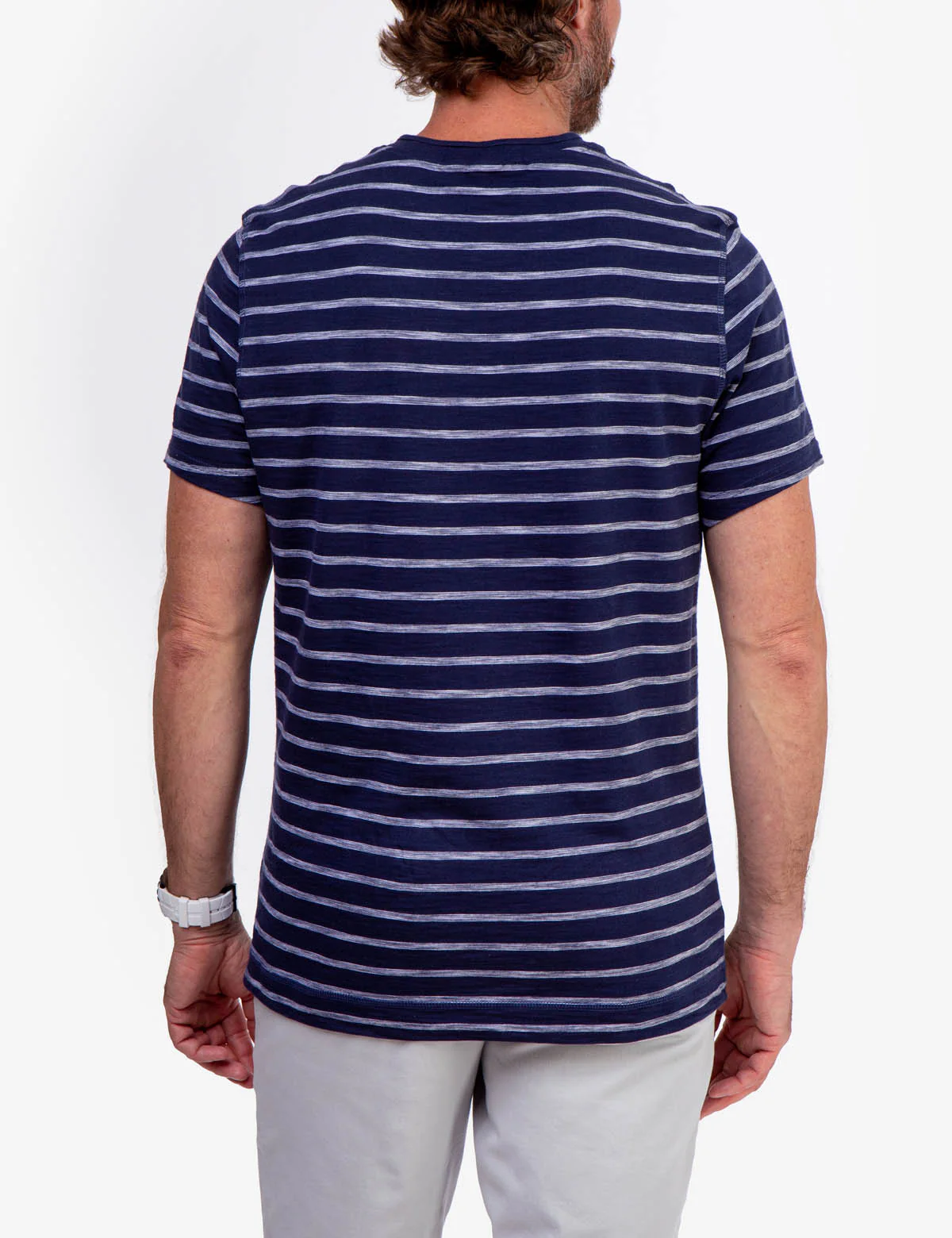 SLUB JERSEY HENLEY SHIRT - Image 4
