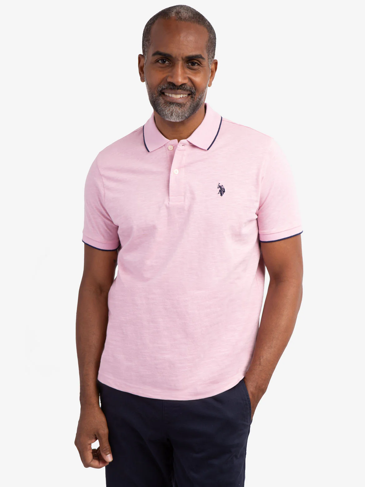 SLUB JERSEY POLO SHIRT