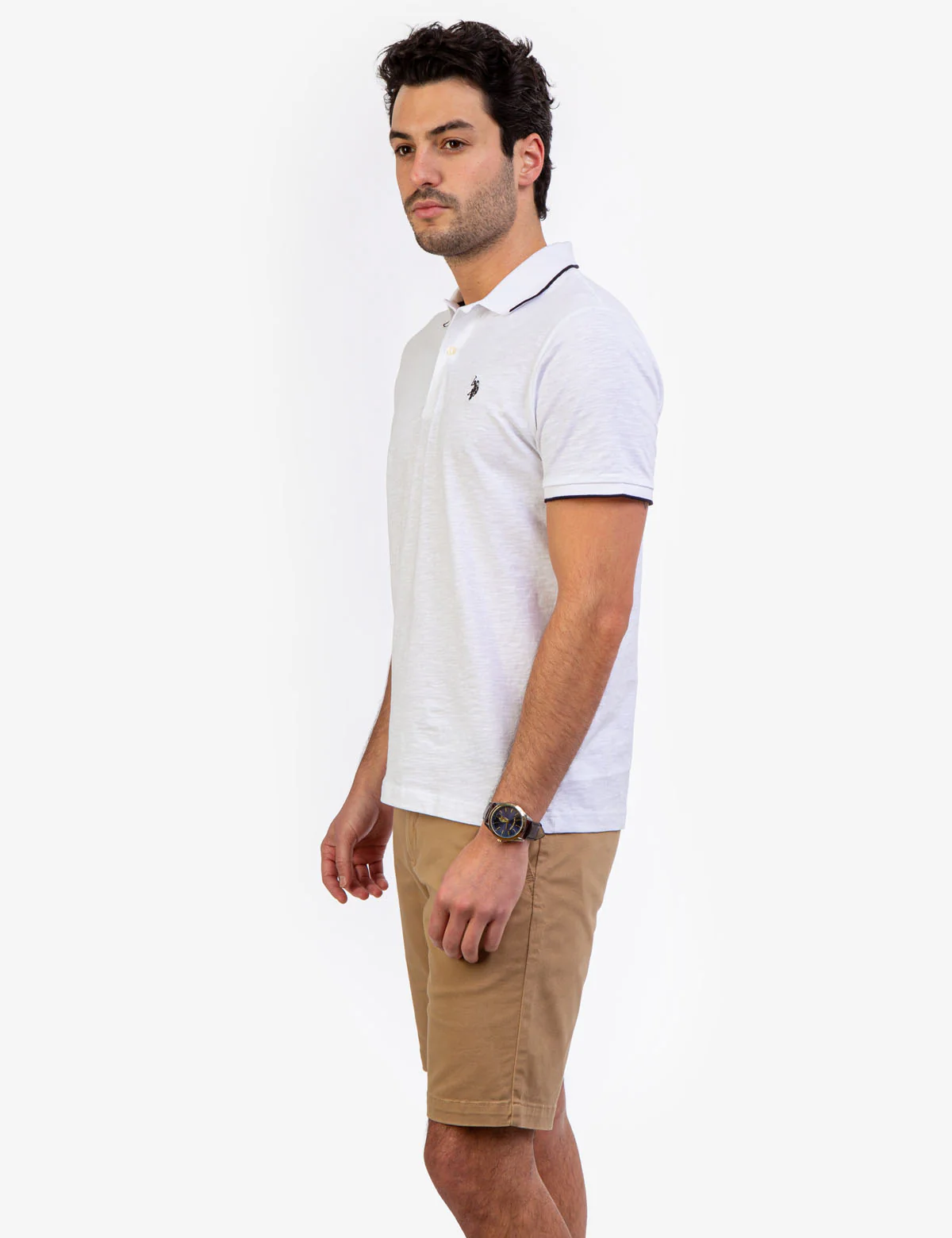 SLUB JERSEY POLO SHIRT - Image 3