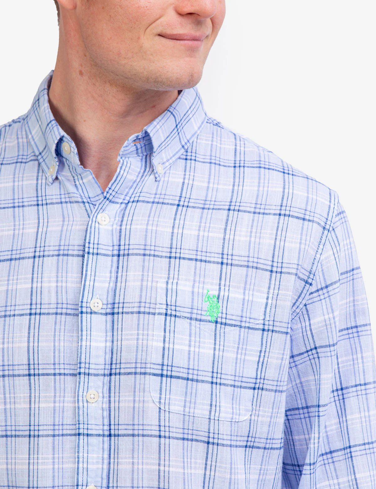 SLUB PLAID LONG SLEEVE SHIRT - Image 10