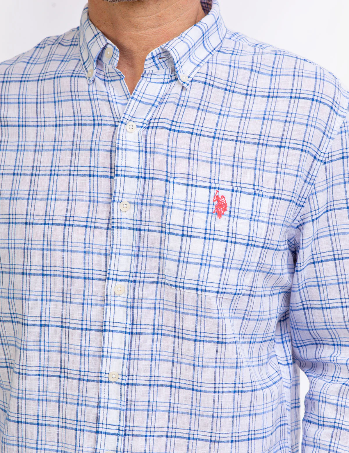 SLUB PLAID LONG SLEEVE SHIRT - Image 5