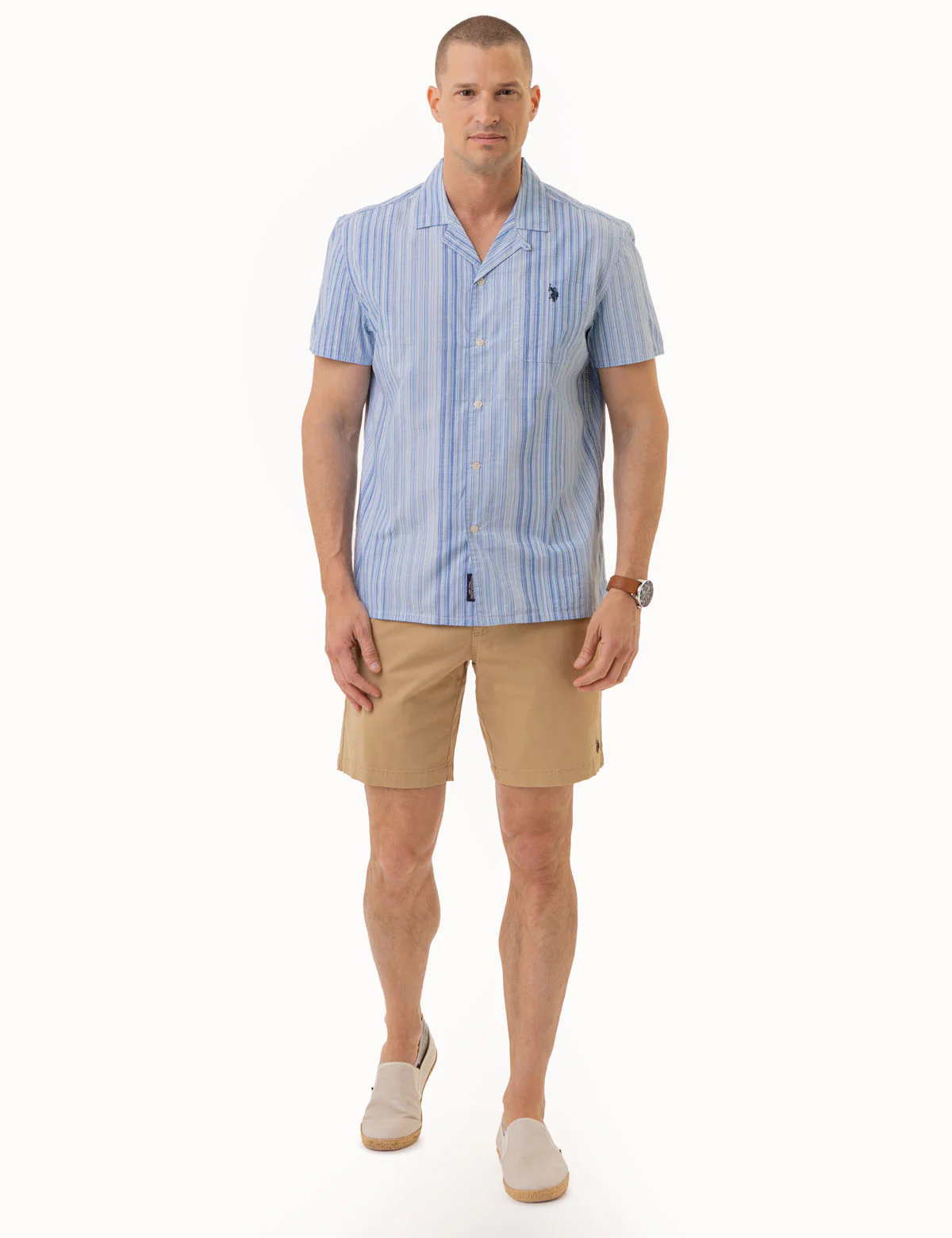 SLUB POPLIN SHORT SLEEVE SHIRT WITH POCKET - Image 2