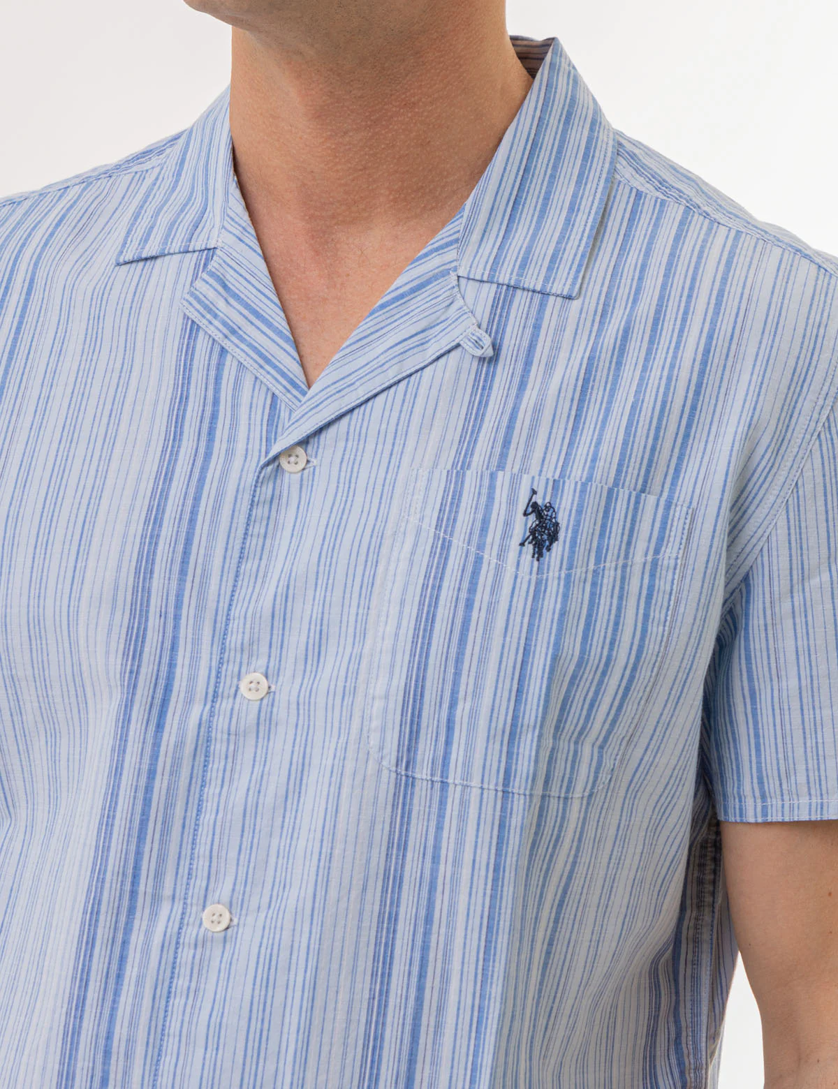 SLUB POPLIN SHORT SLEEVE SHIRT WITH POCKET - Image 4