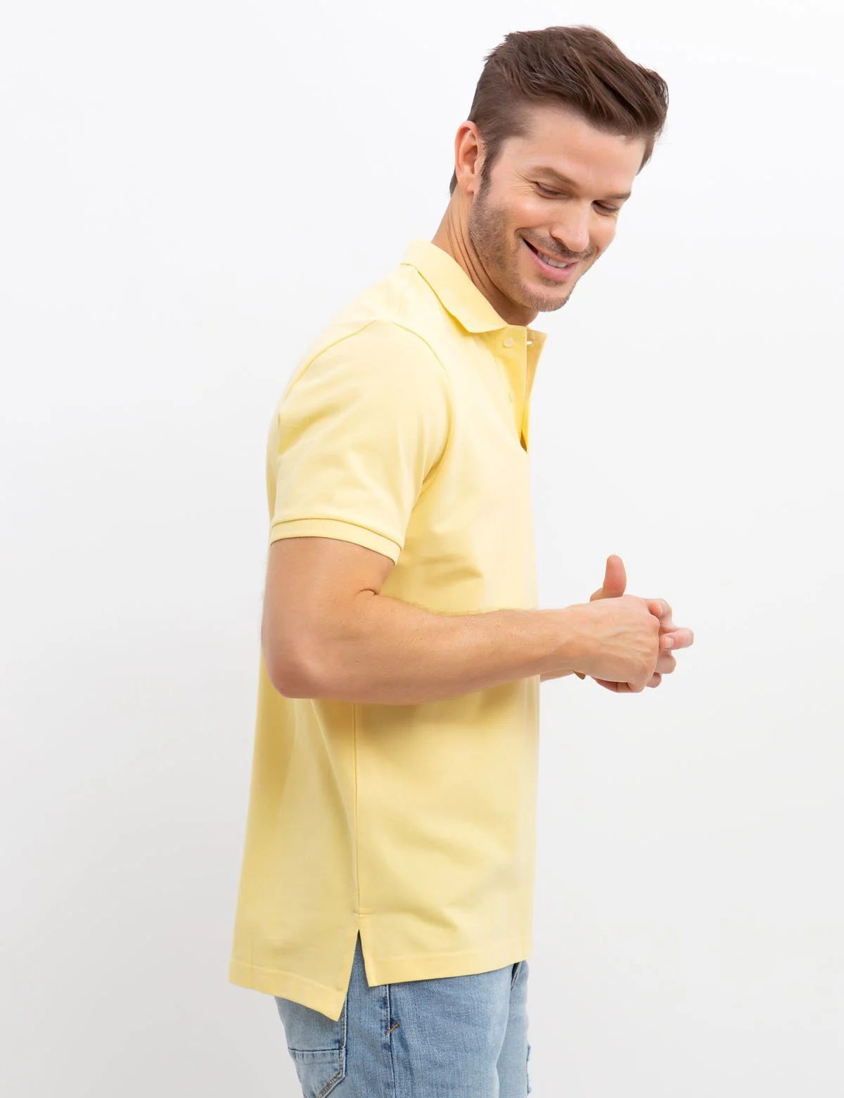 PIQUE SMALL LOGO POLO SHIRT - Image 4