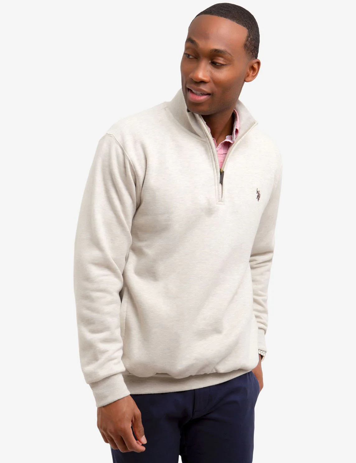 QUARTER ZIP PULLOVER SWEATSHIRT - Image 5