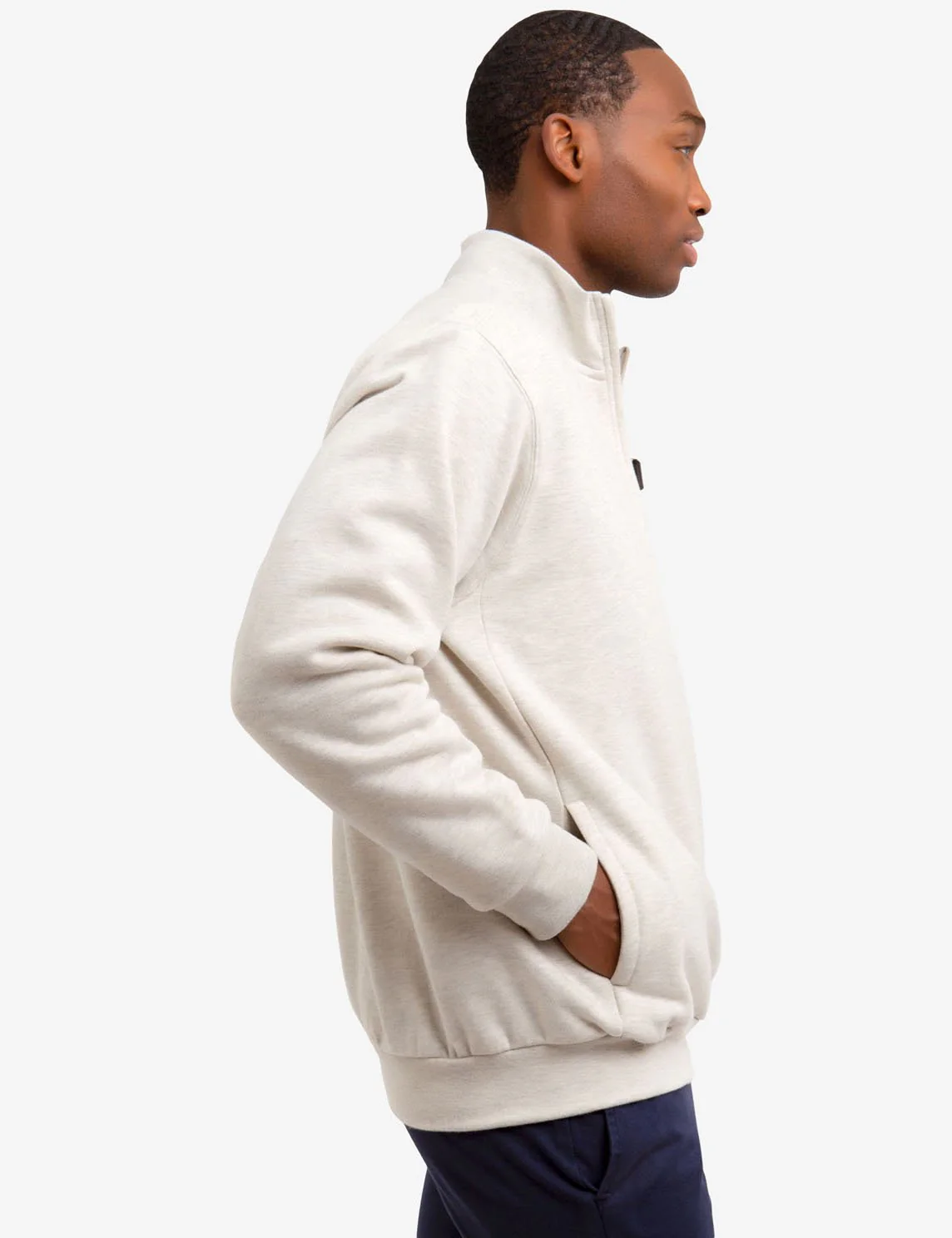 QUARTER ZIP PULLOVER SWEATSHIRT - Image 6