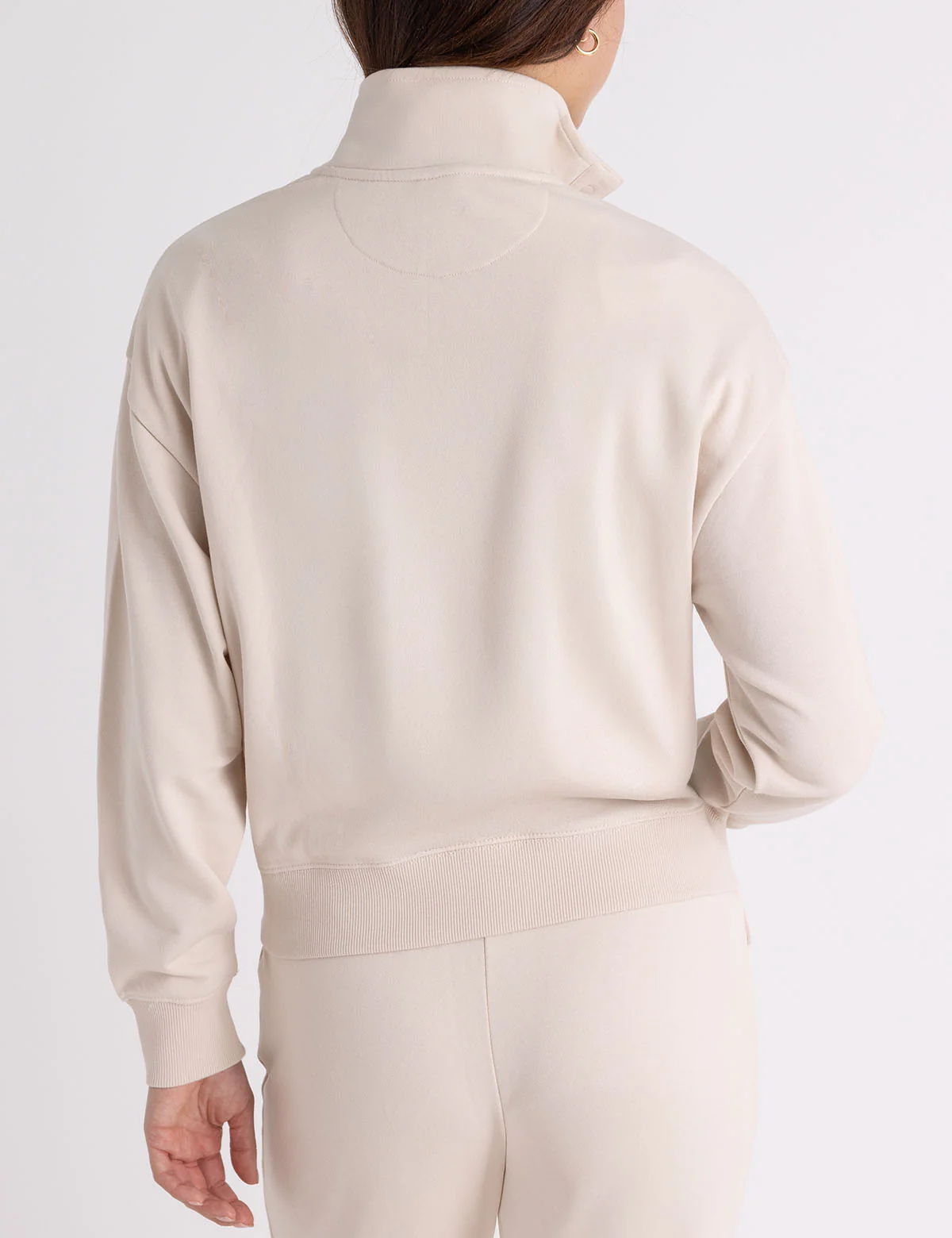 SNAP PLACKET POPOVER SWEATSHIRT - Image 9