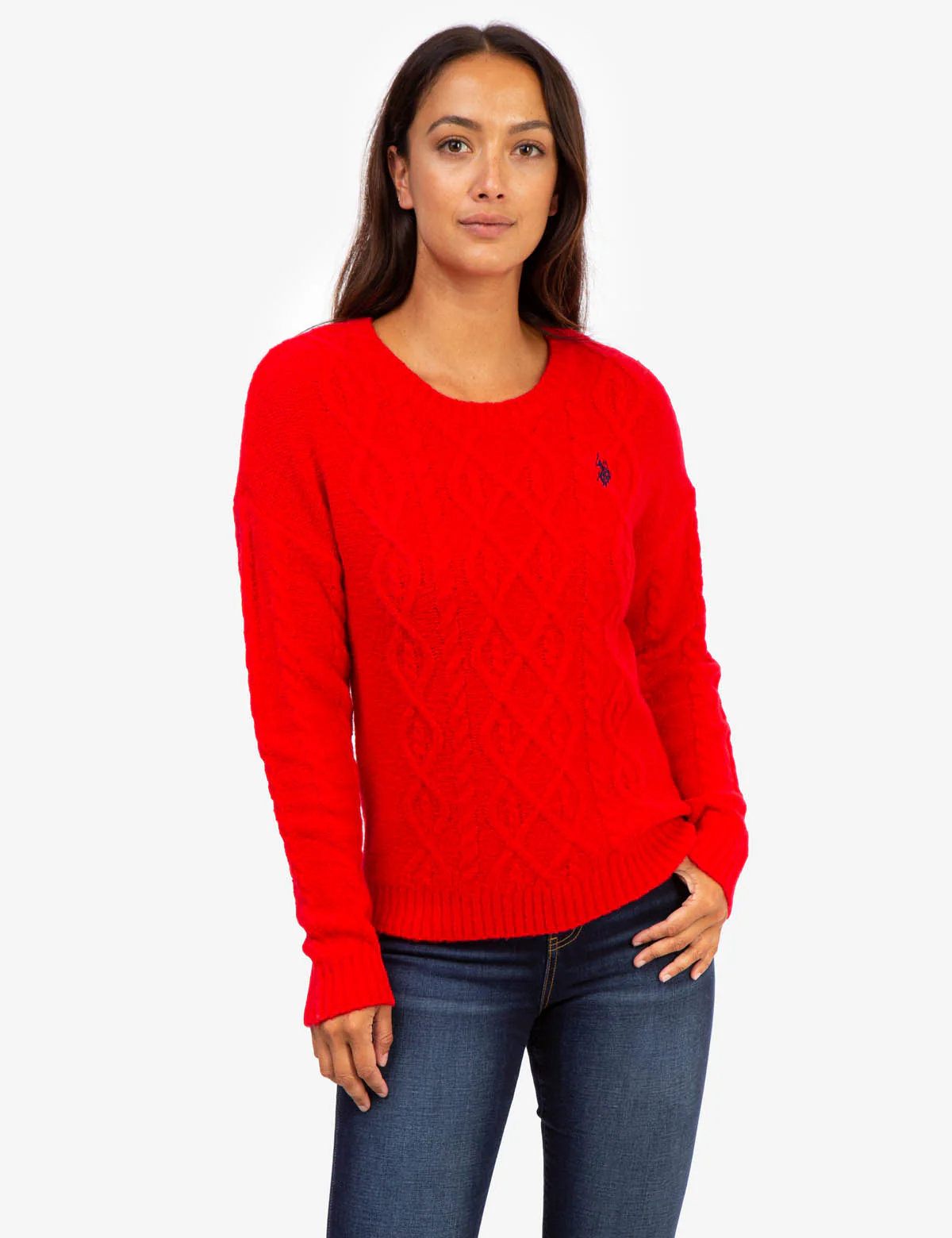 SOFT CABLE CREW NECK SWEATER - Image 14