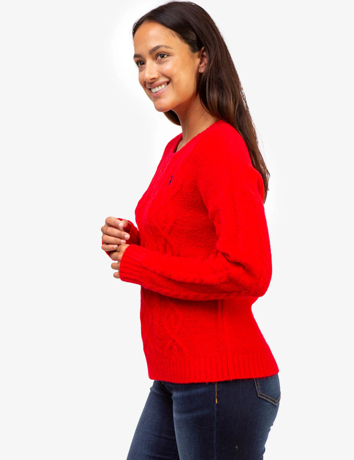 SOFT CABLE CREW NECK SWEATER - Image 16