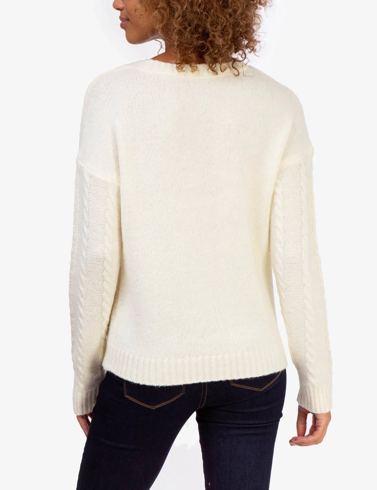 SOFT CABLE CREW NECK SWEATER - Image 4