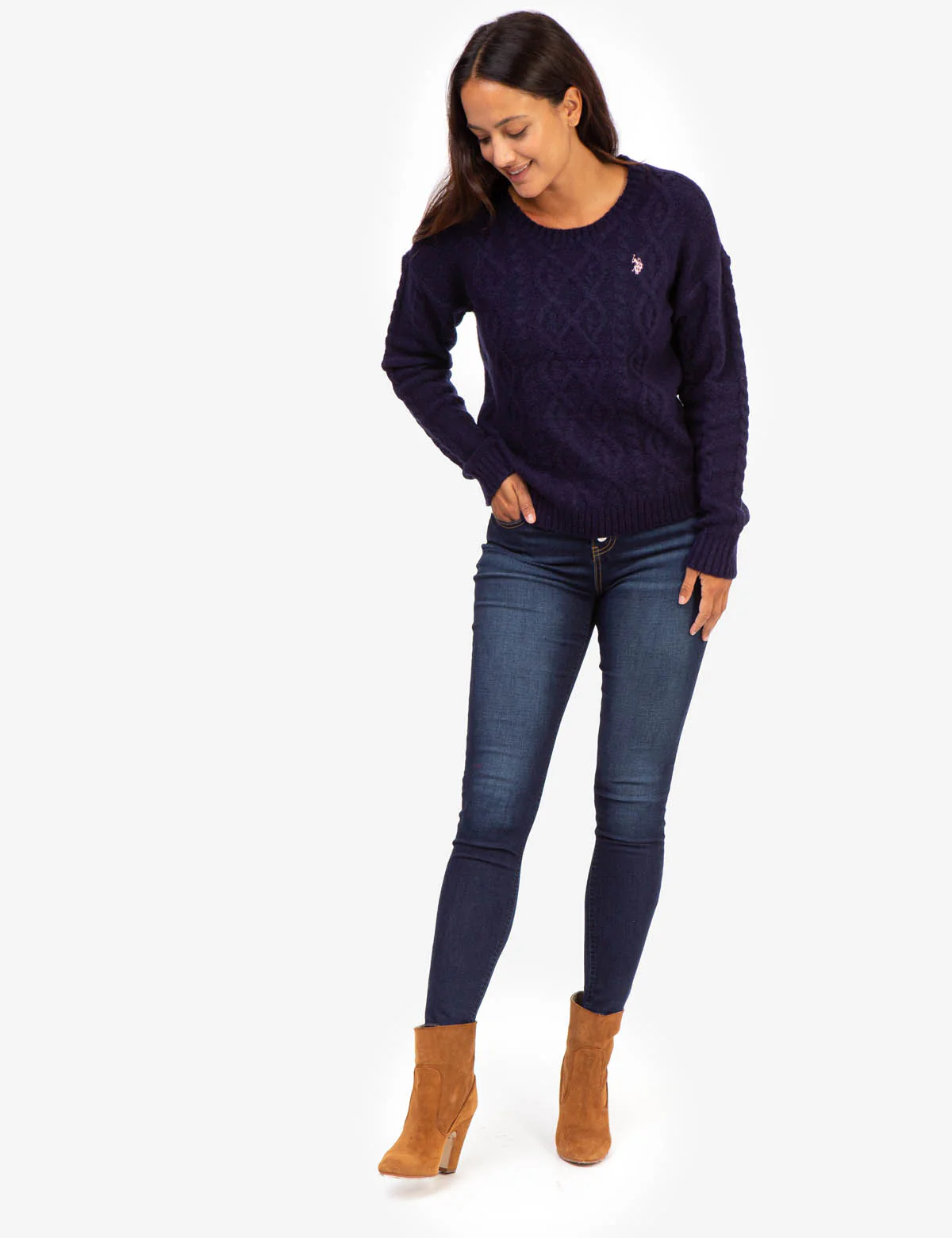 SOFT CABLE CREW NECK SWEATER - Image 6