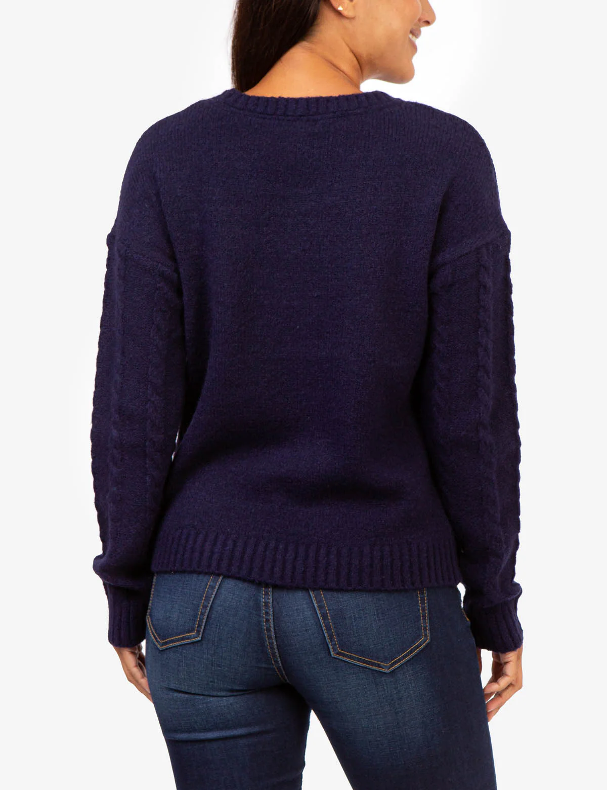 SOFT CABLE CREW NECK SWEATER - Image 8