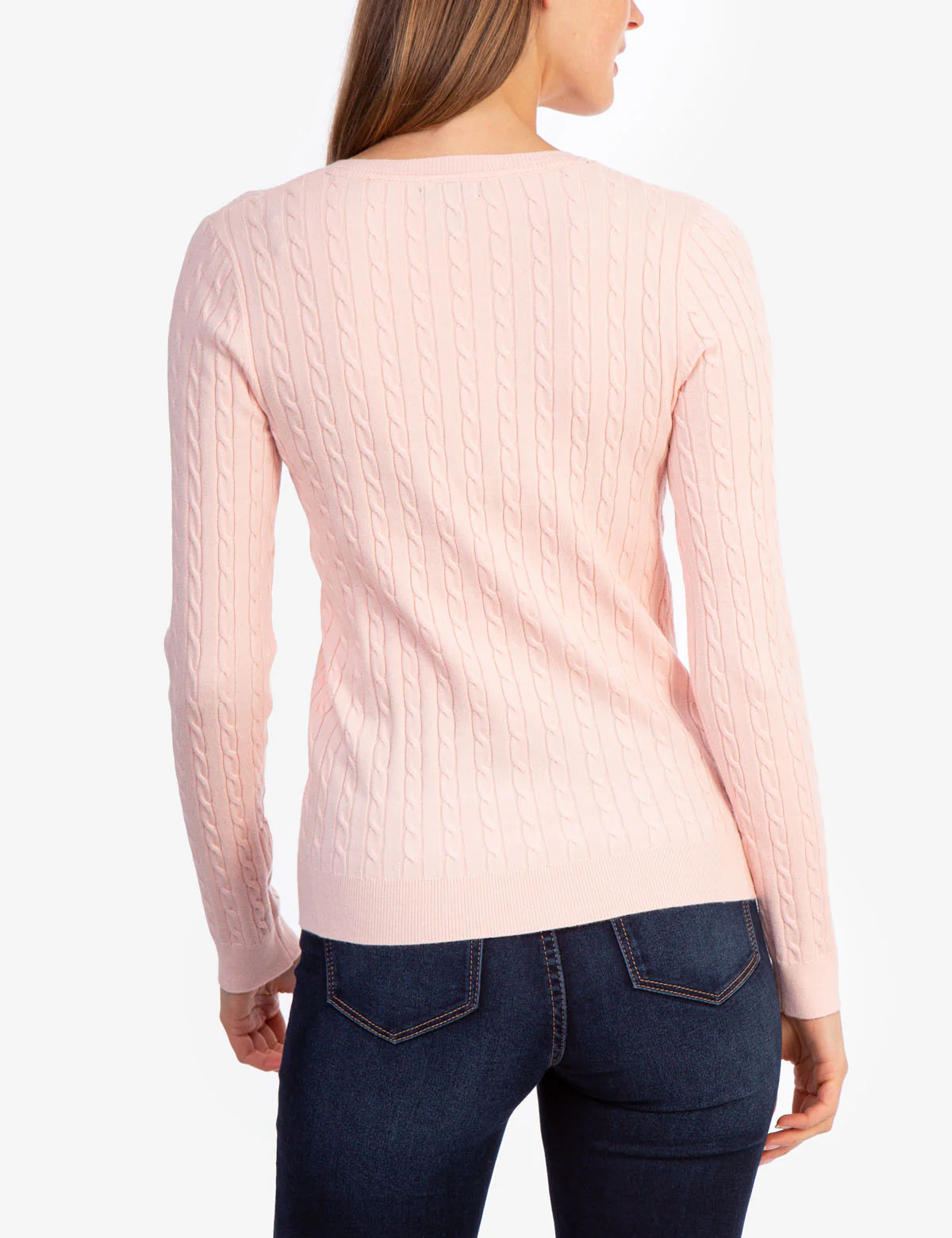 SOFT CABLE V-NECK SWEATER - Image 19