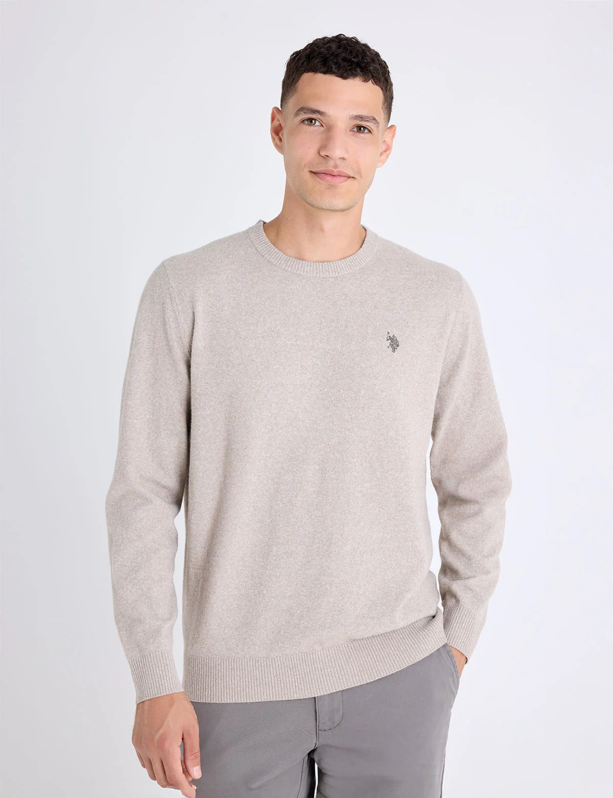 SOFT JERSEY CREW NECK SWEATER - Image 5