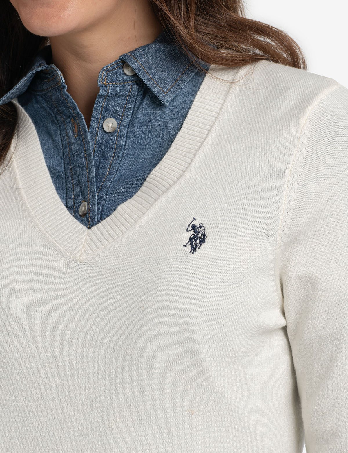 SOFT TOUCH V-NECK SWEATER - Image 2