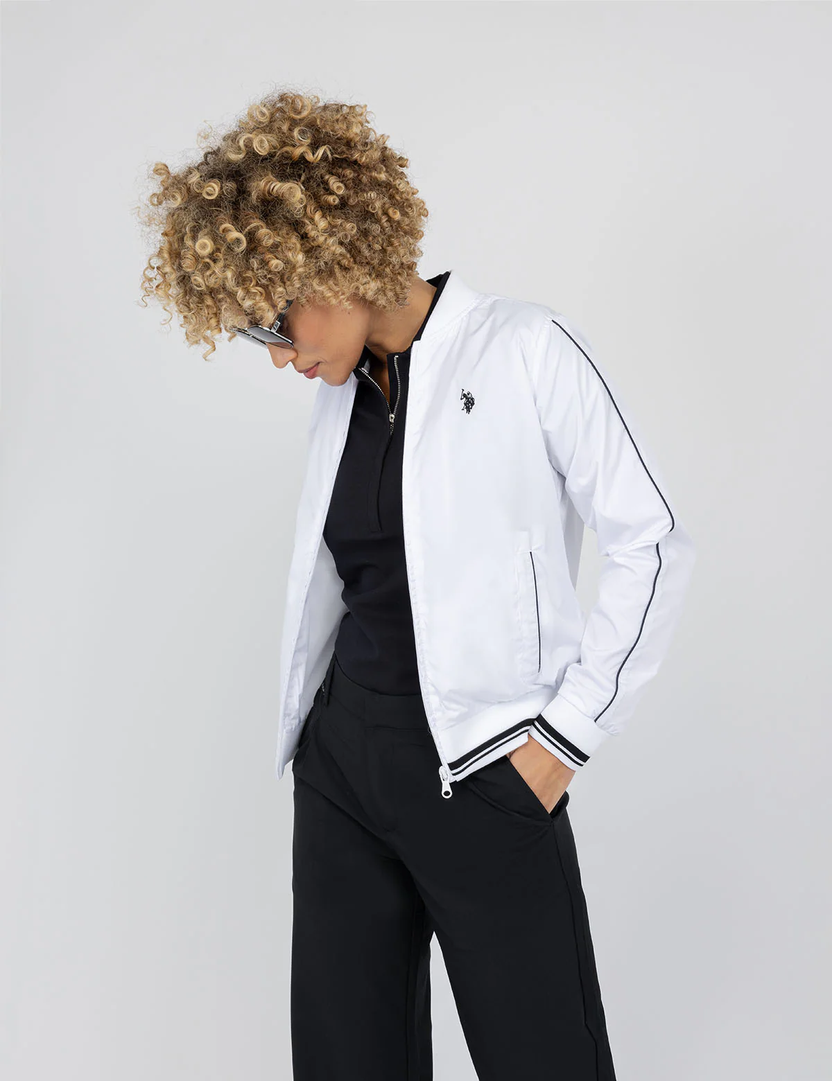 SOLID BOMBER JACKET - Image 14